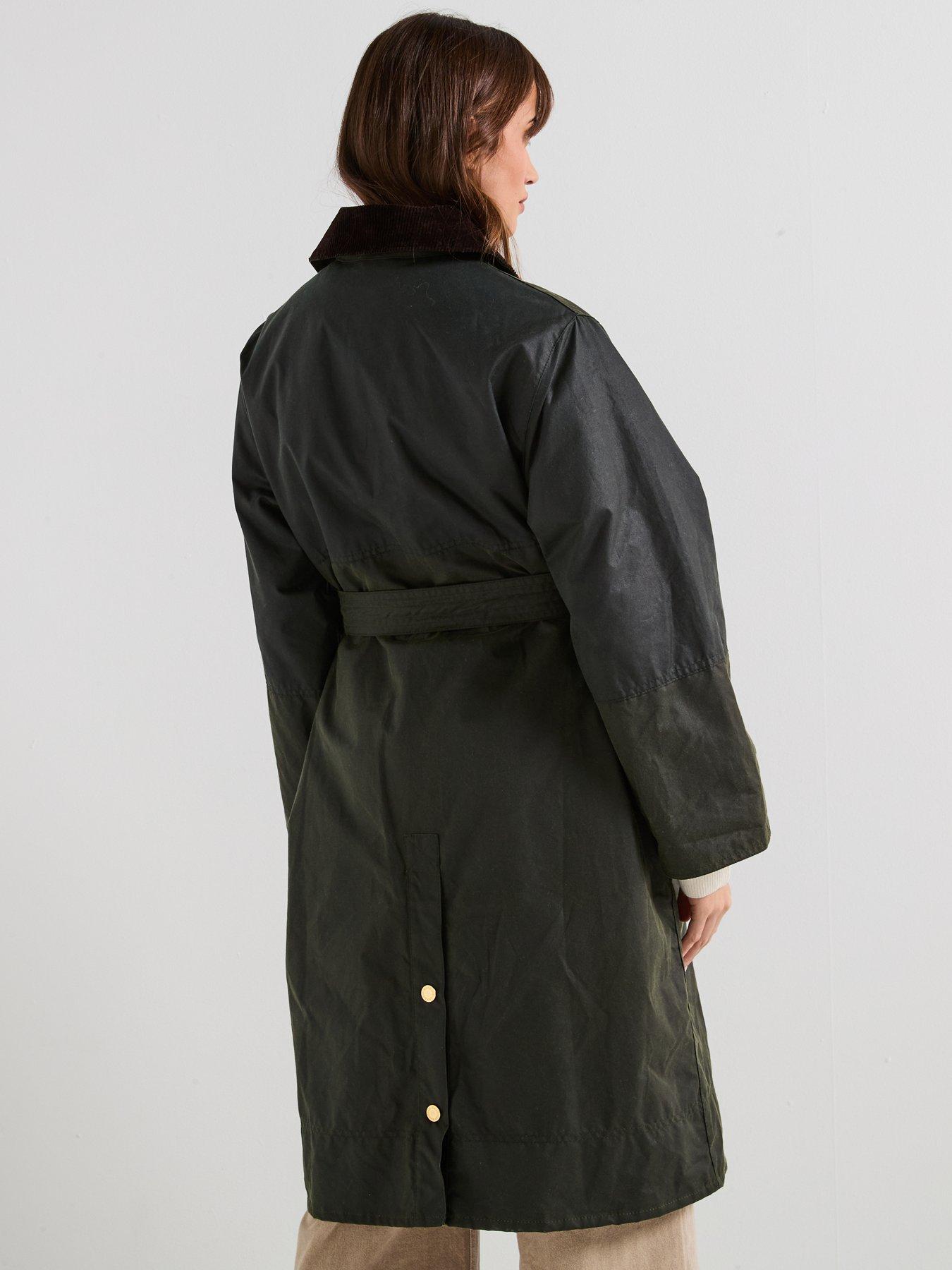 Image 2 of 6 of Barbour Milda Wax Jacket - Navy