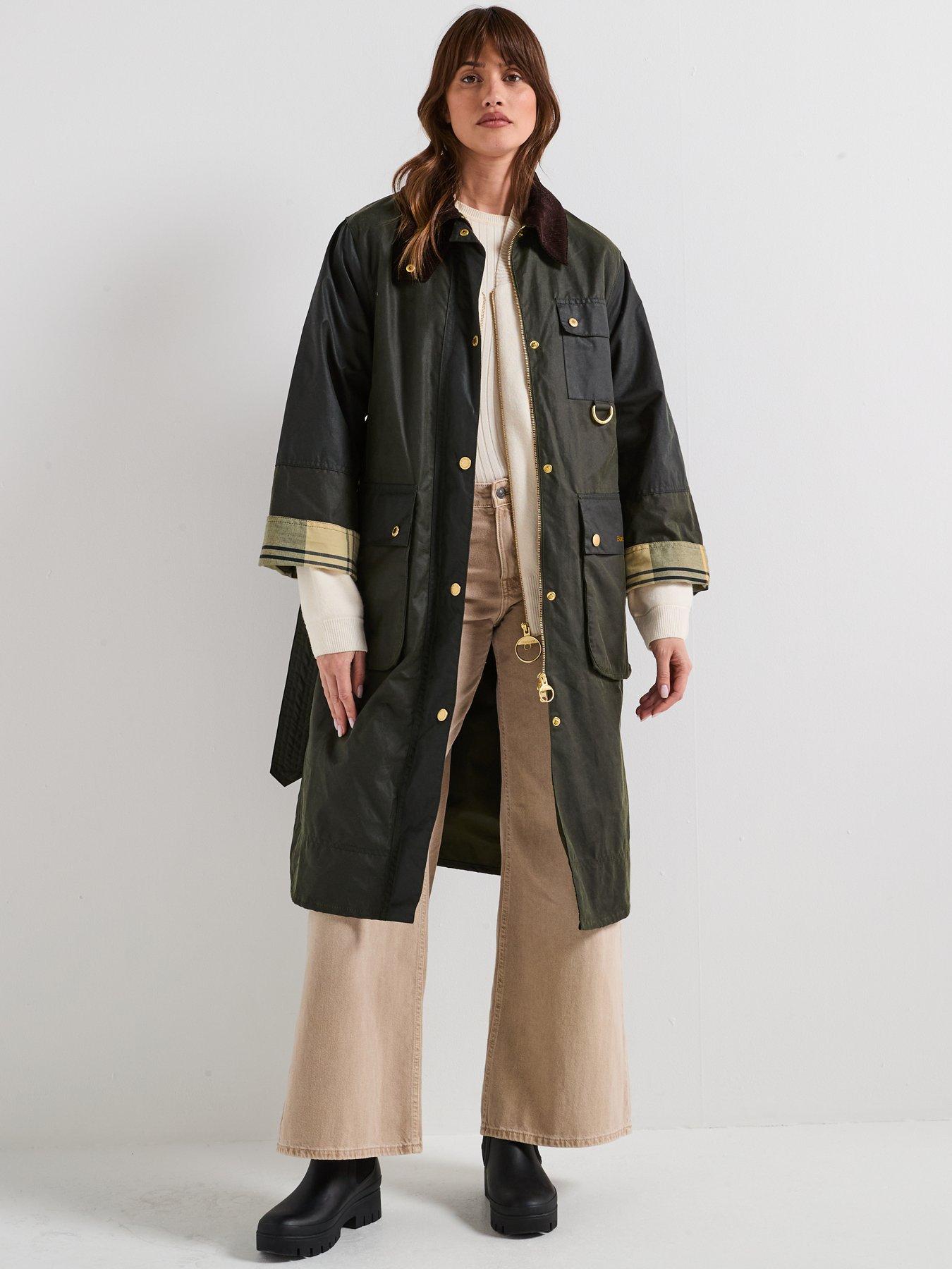 Image 3 of 6 of Barbour Milda Wax Jacket - Navy