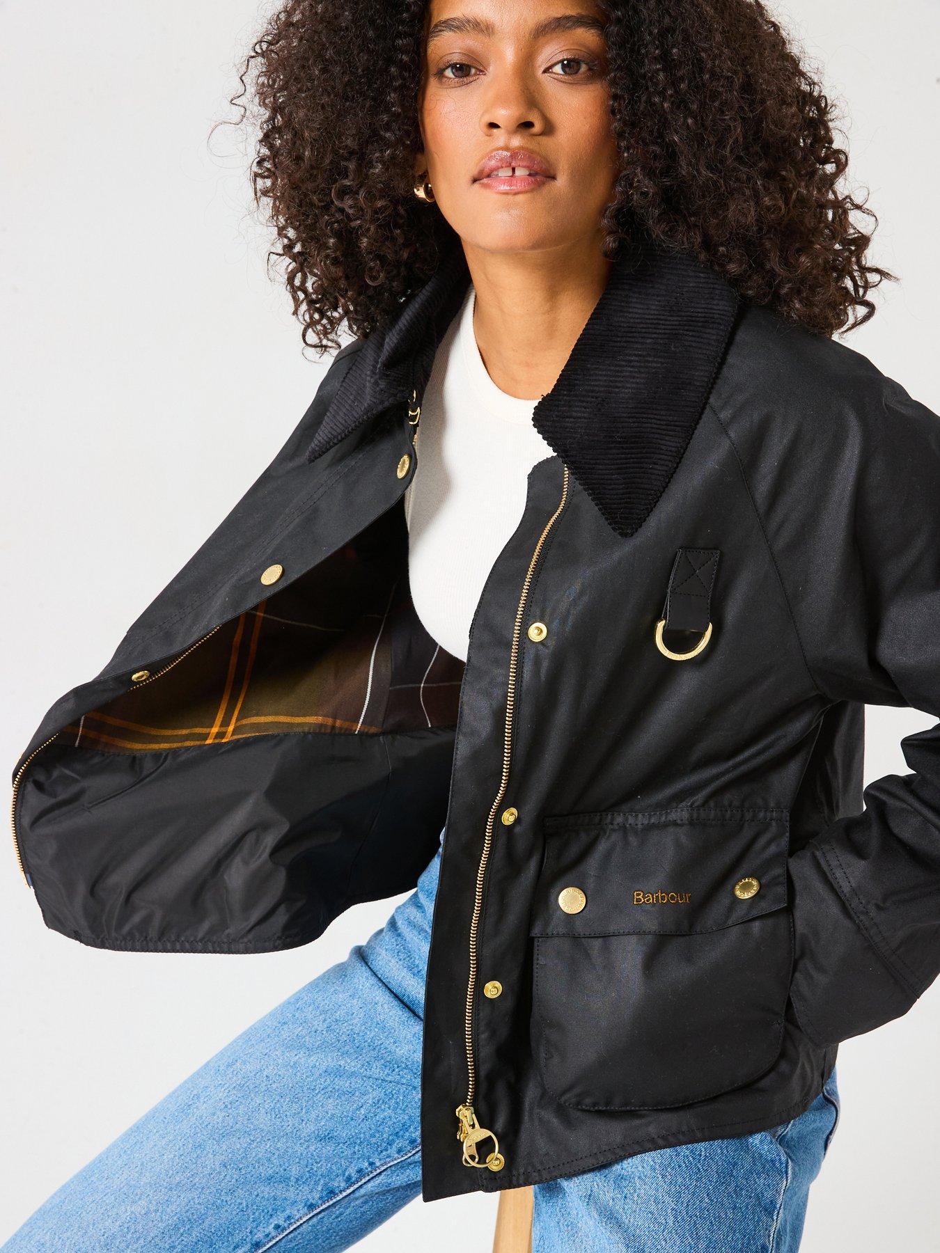 Barbour Reighton Wax Jacket - Black