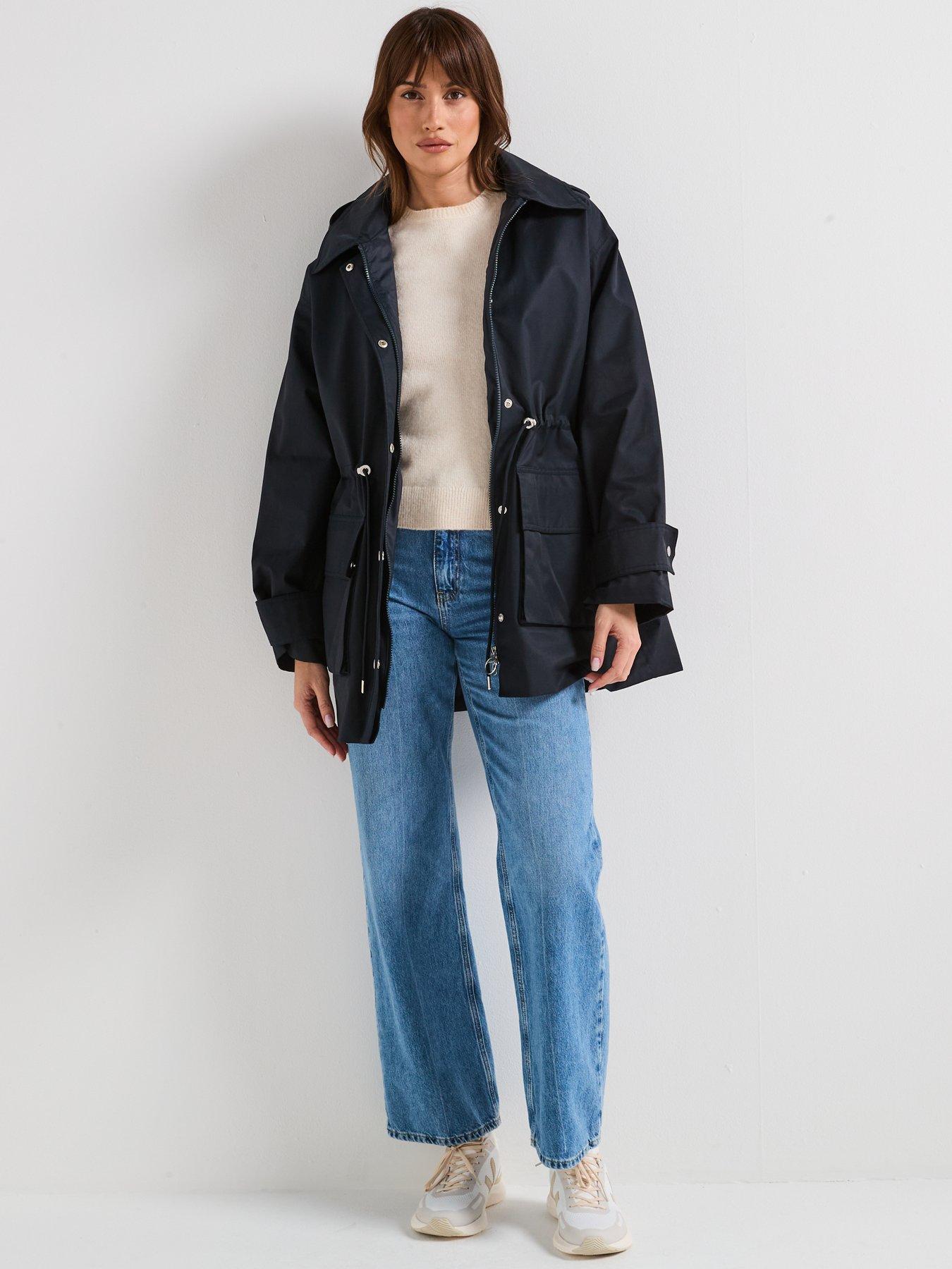 Barbour Fallyn Showerproof Jacket - Navy | Very