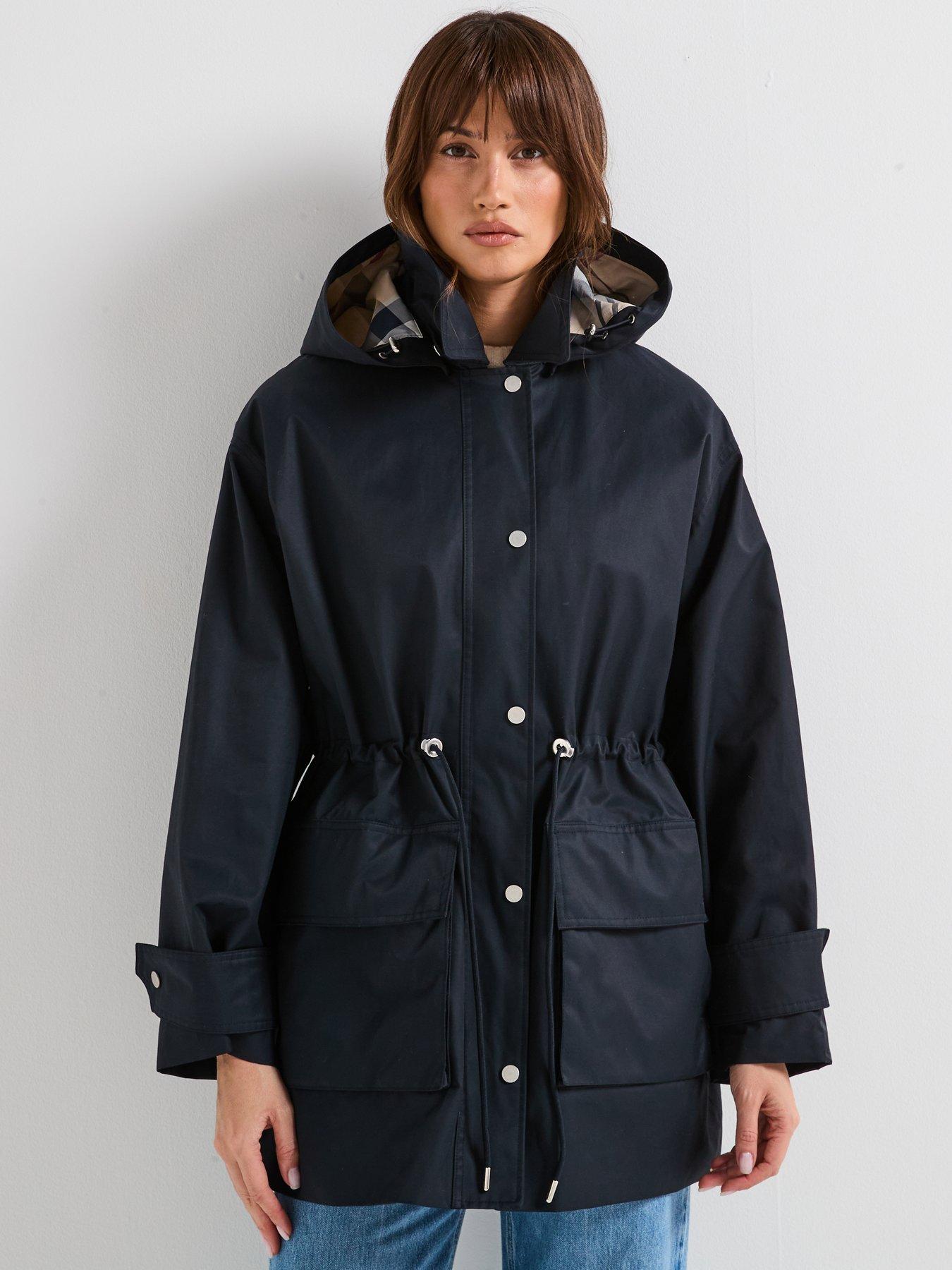 Barbour Fallyn Showerproof Jacket - Navy | Very