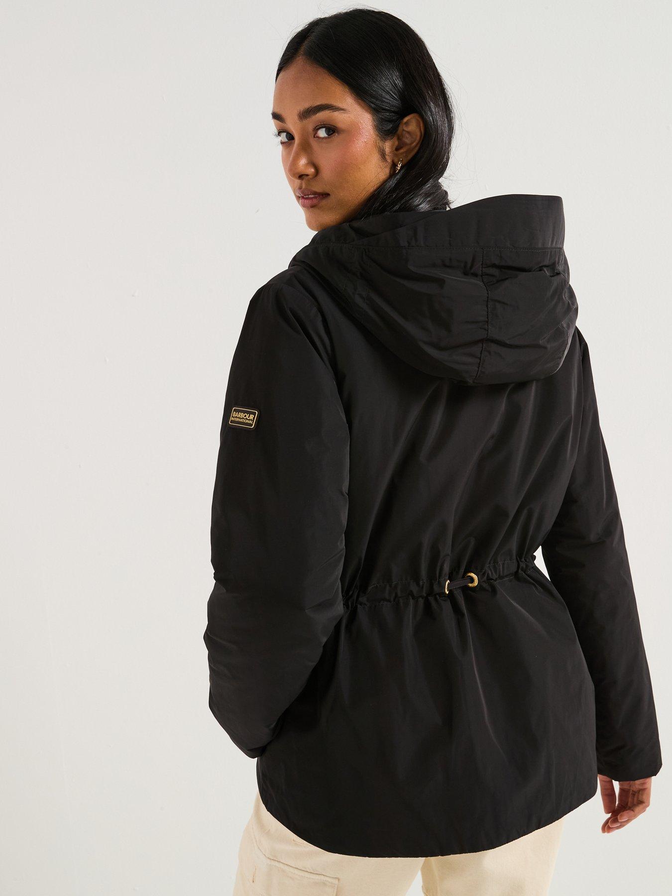Image 6 of 6 of Barbour International BIntl Winter Piper Showerproof Jacket - Black