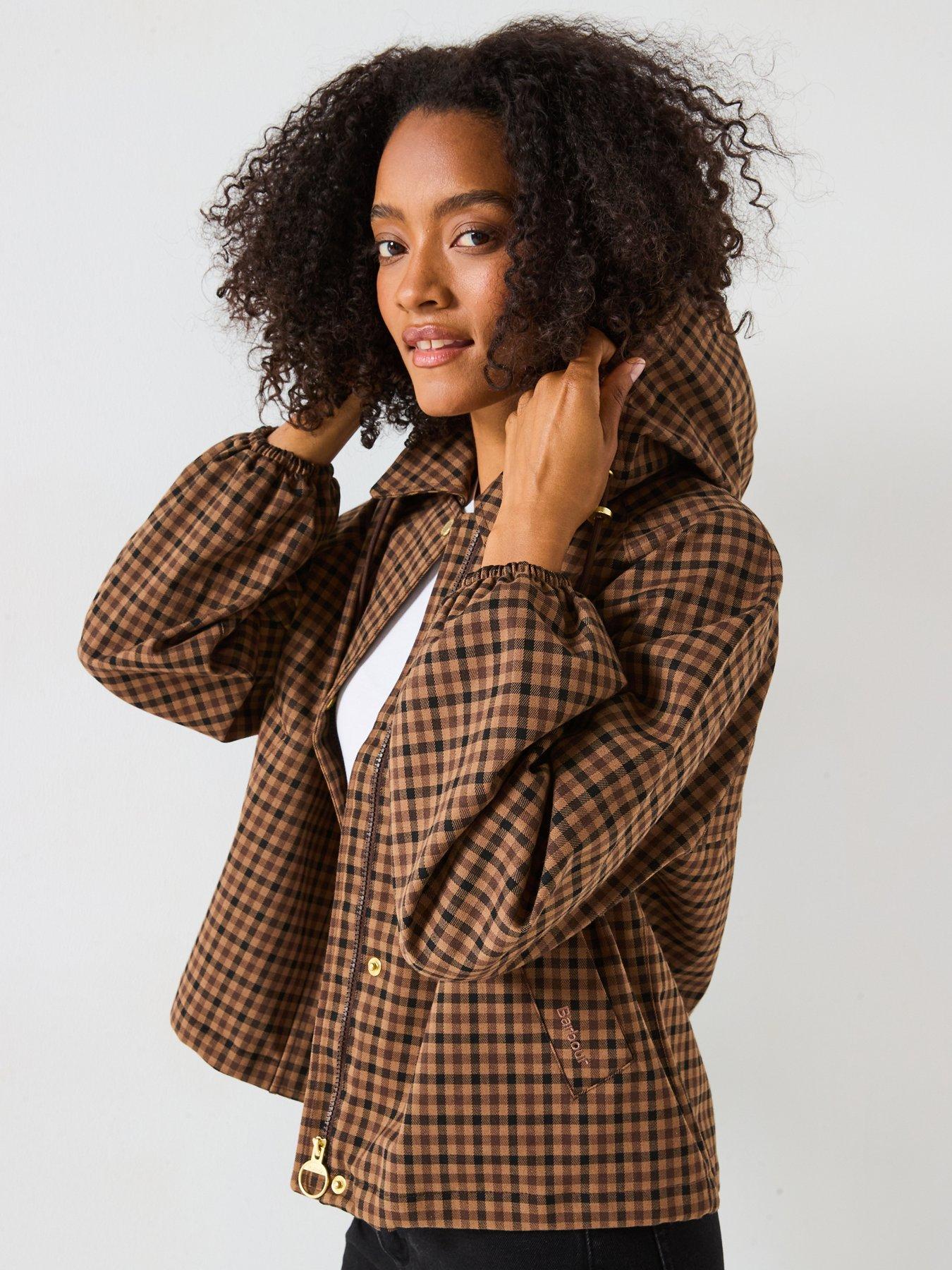 Barbour Audrey Showerproof Jacket Brown Very