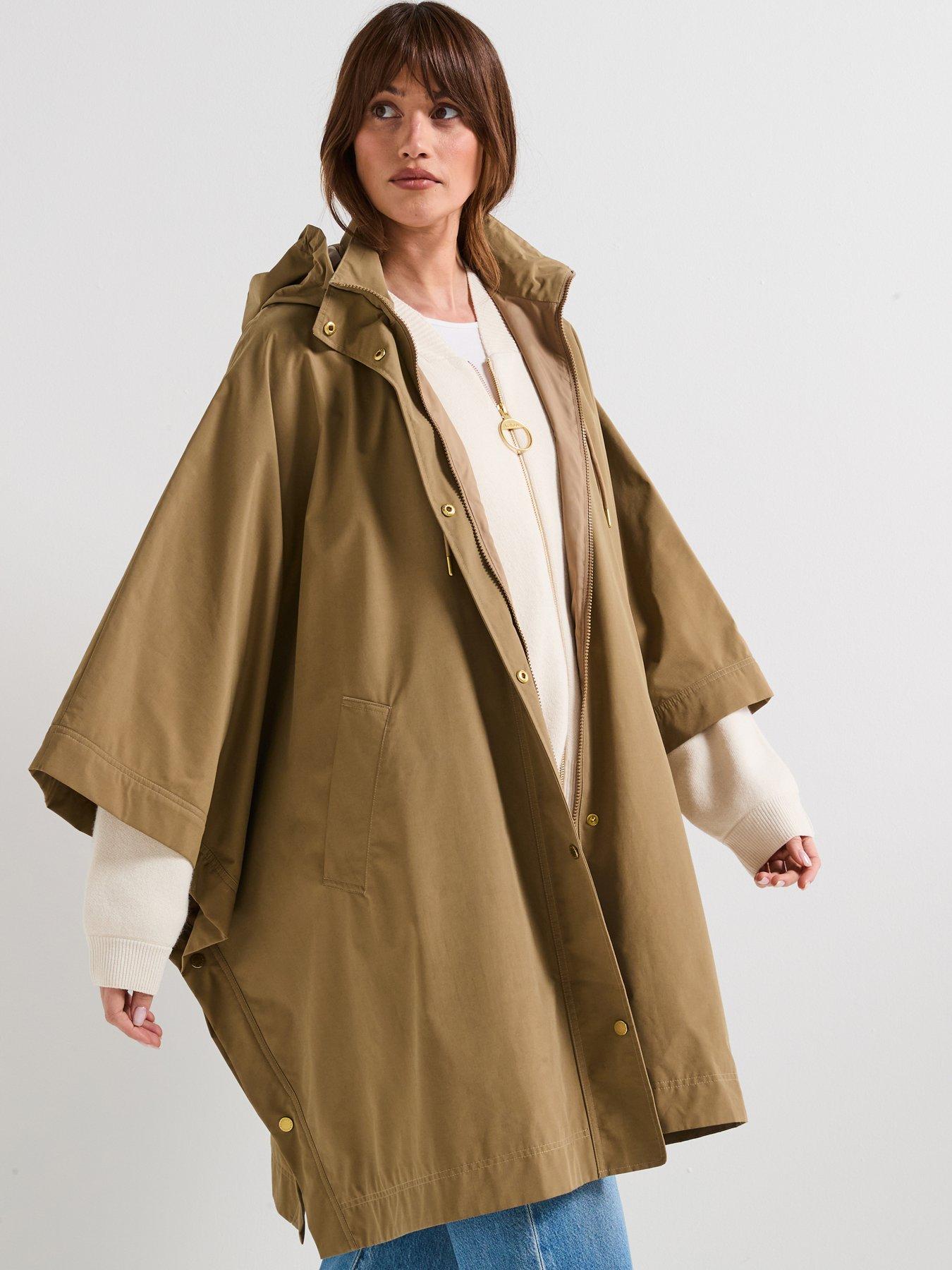 undefined Everlee Showerproof Cape - Brown