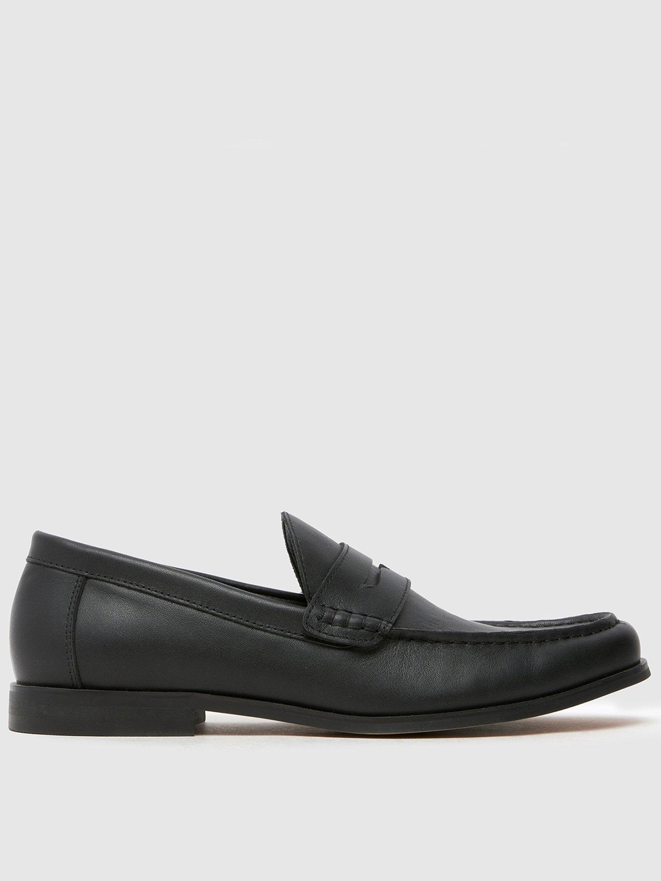 undefined Rome Leather Loafer - Black