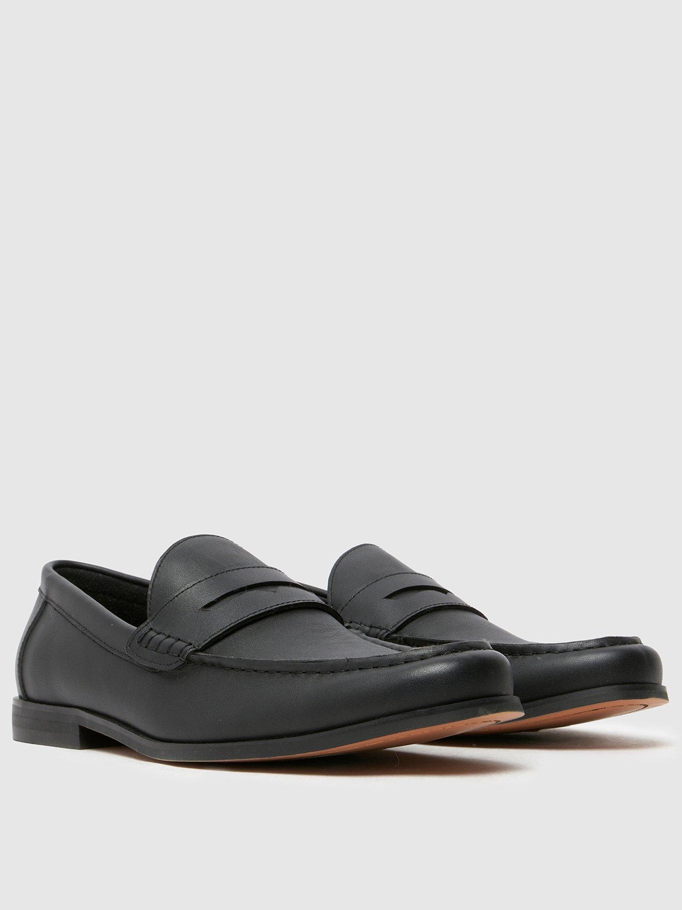 Image 2 of 4 of Schuh Rome Leather Loafer - Black