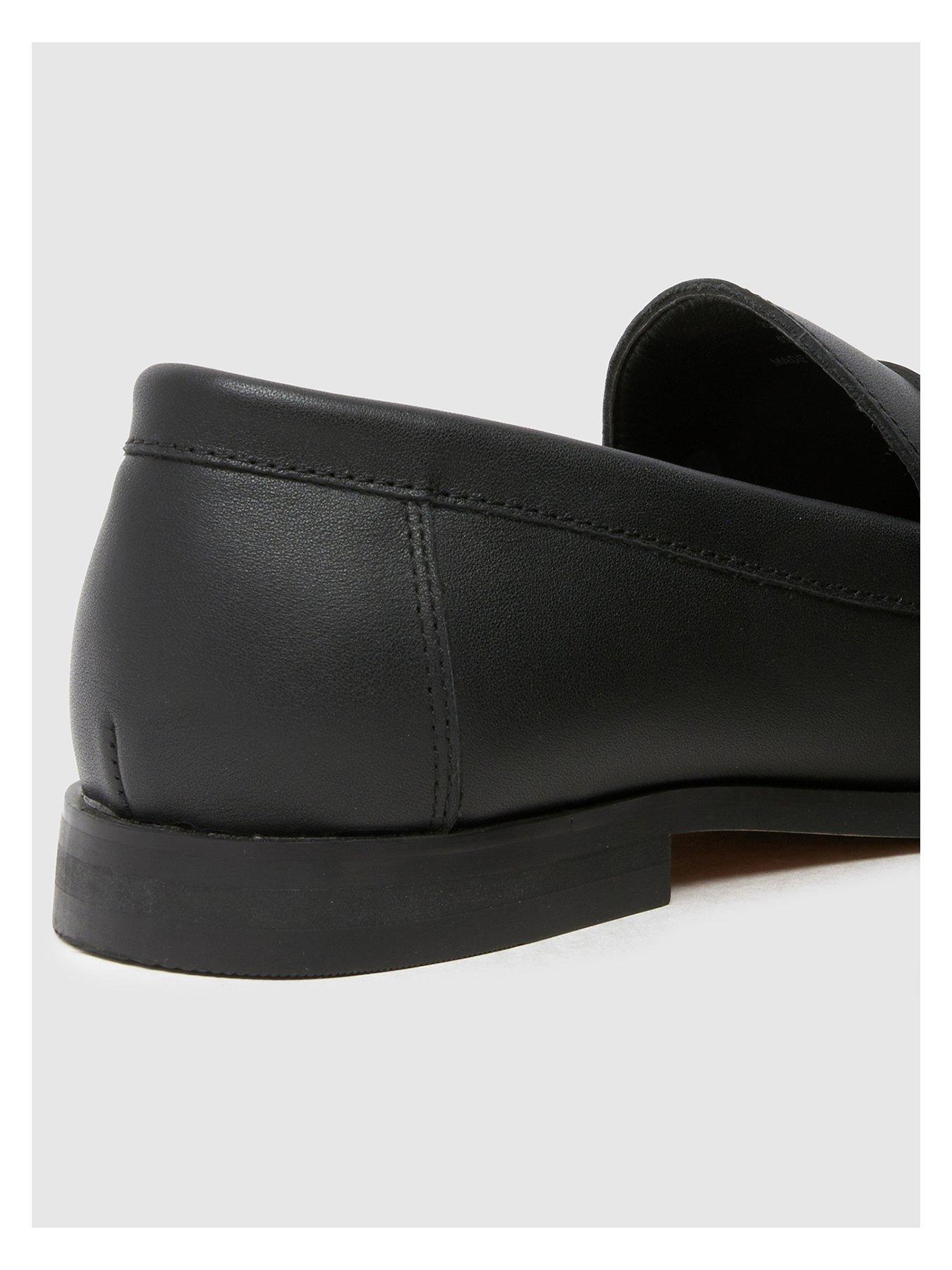 Image 4 of 4 of Schuh Rome Leather Loafer - Black