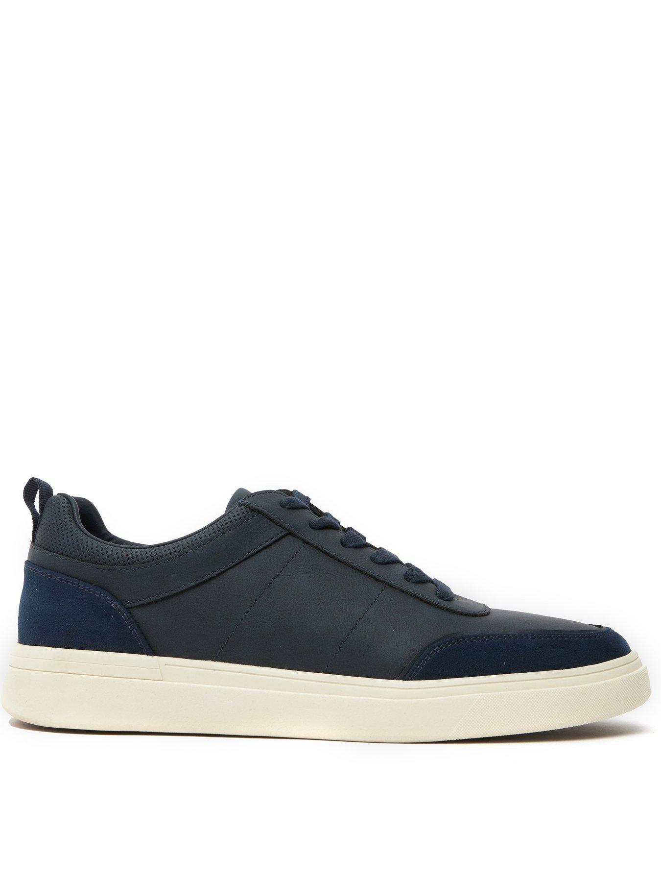 Schuh Warrington Lace Up Trainers - Navy