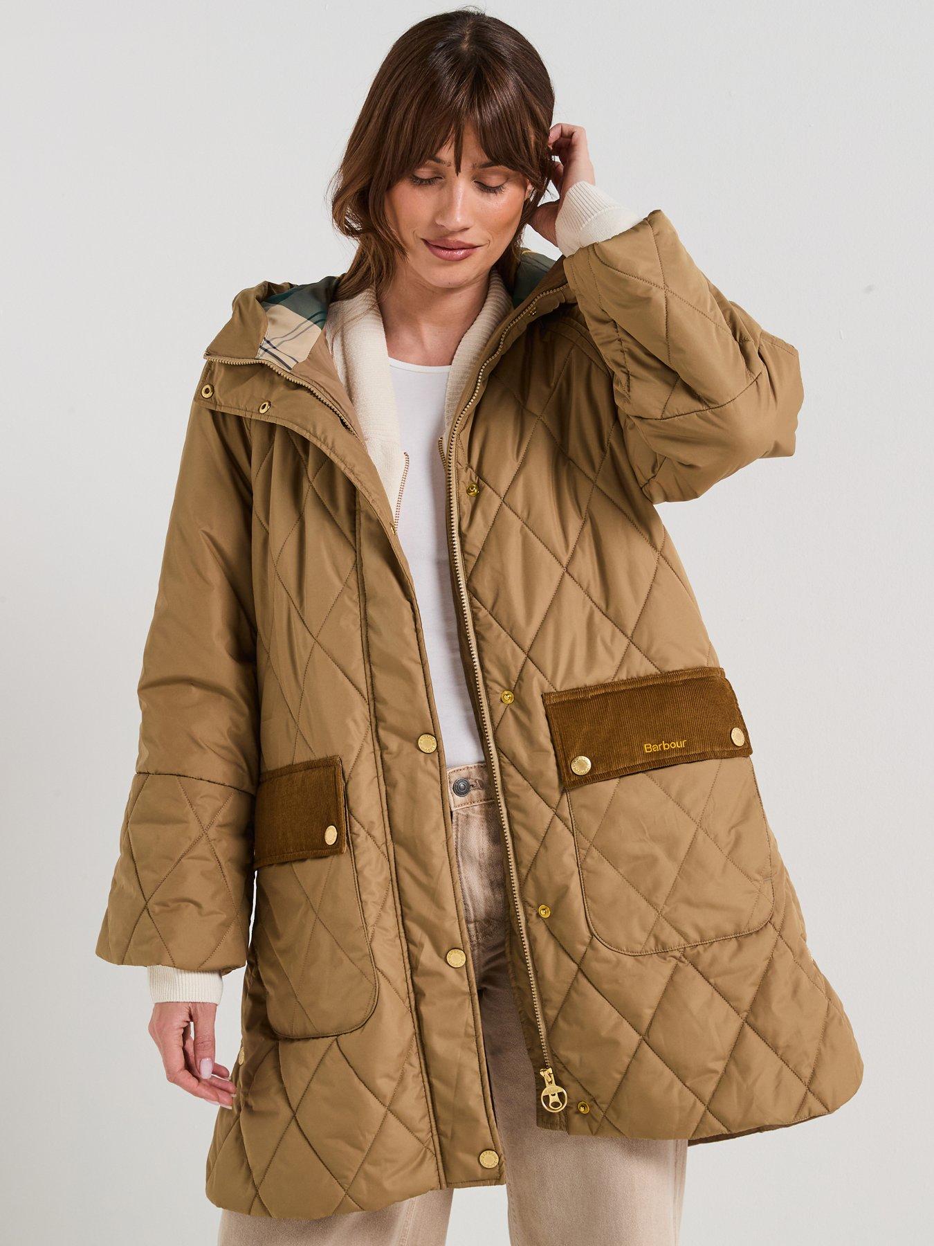Barbour Elspeth Quilted Jacket Beige Very