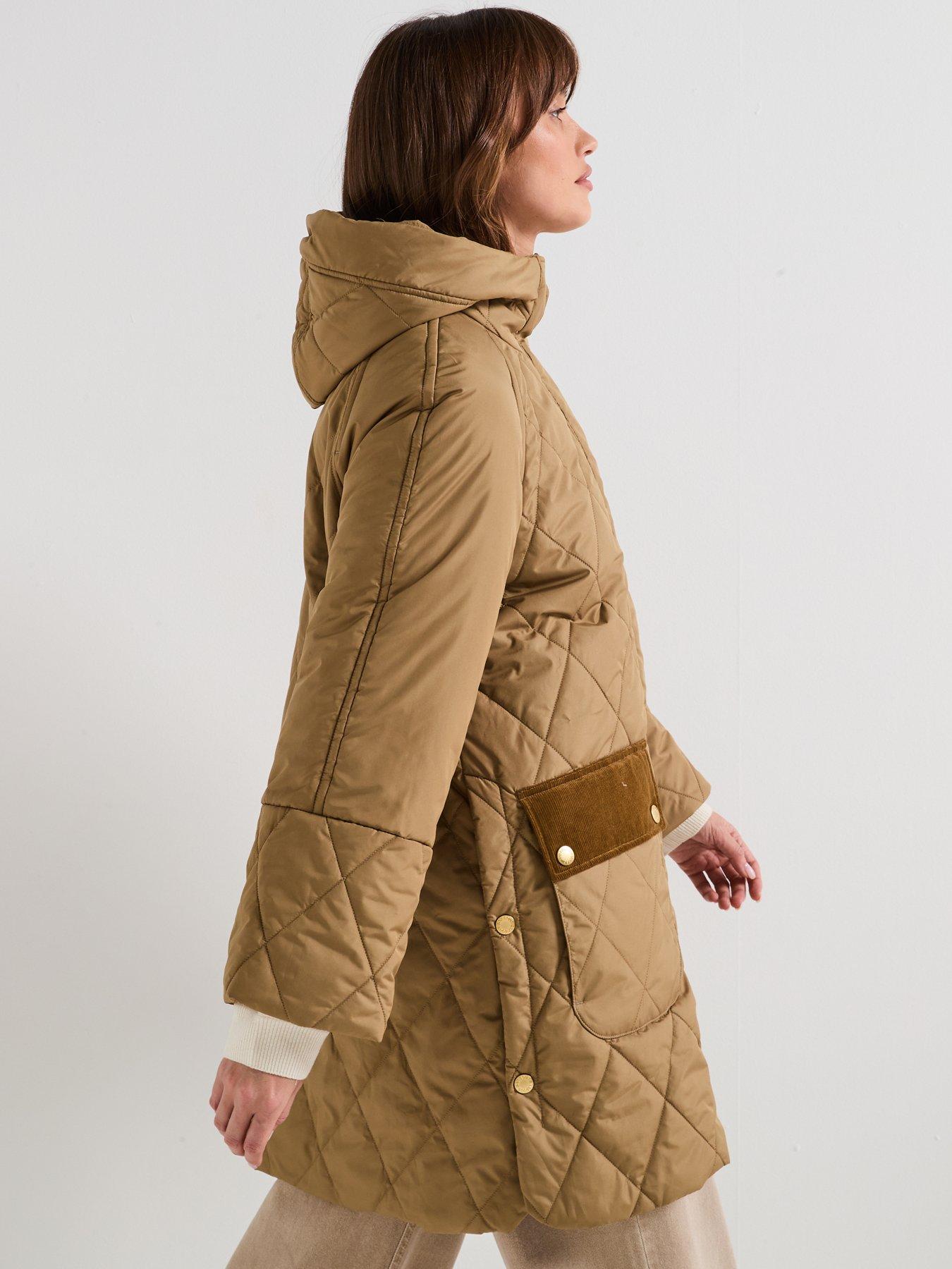 Image 5 of 6 of Barbour Elspeth Quilted Jacket - Beige