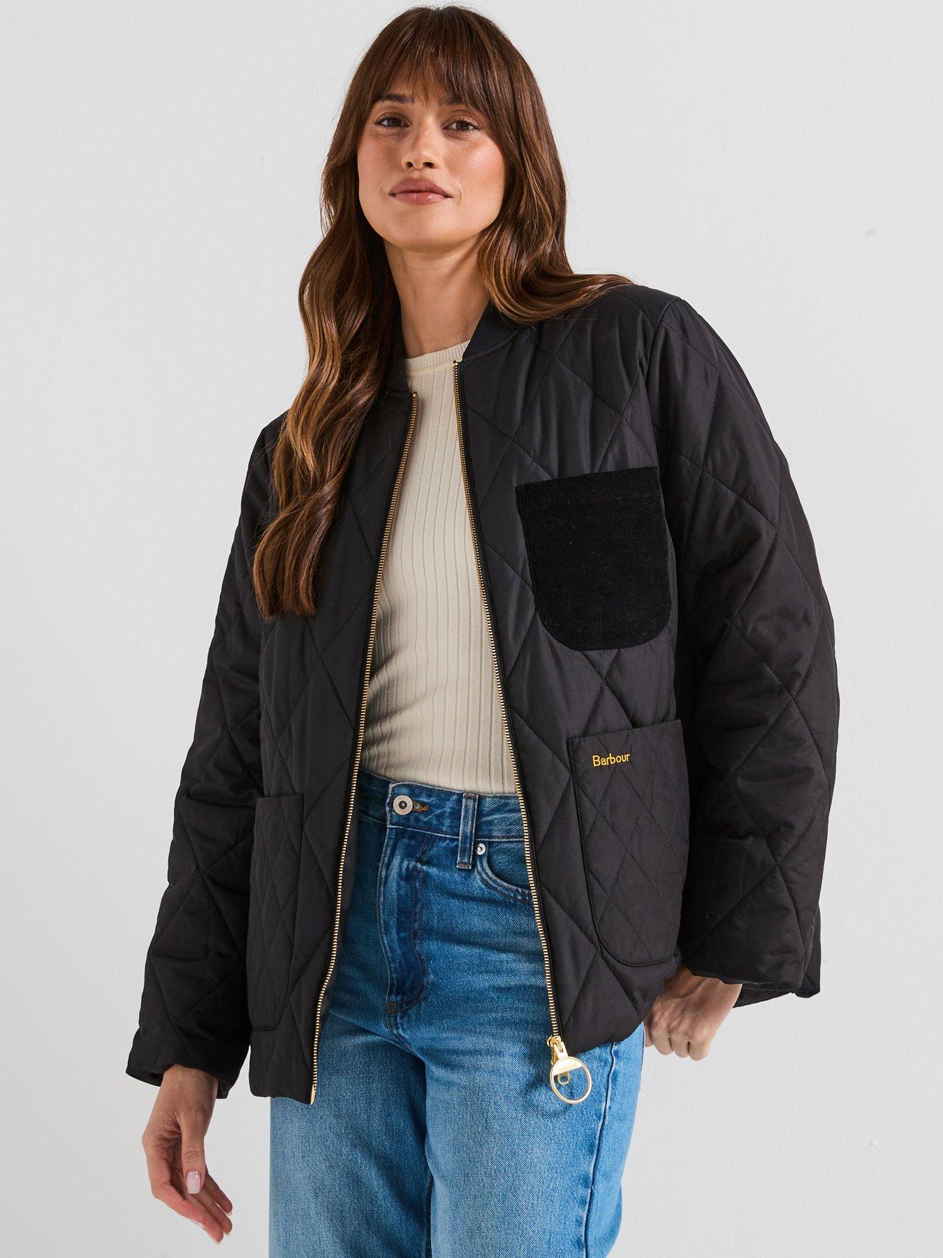 undefined Barbour Leonie Quilted Jacket - Black