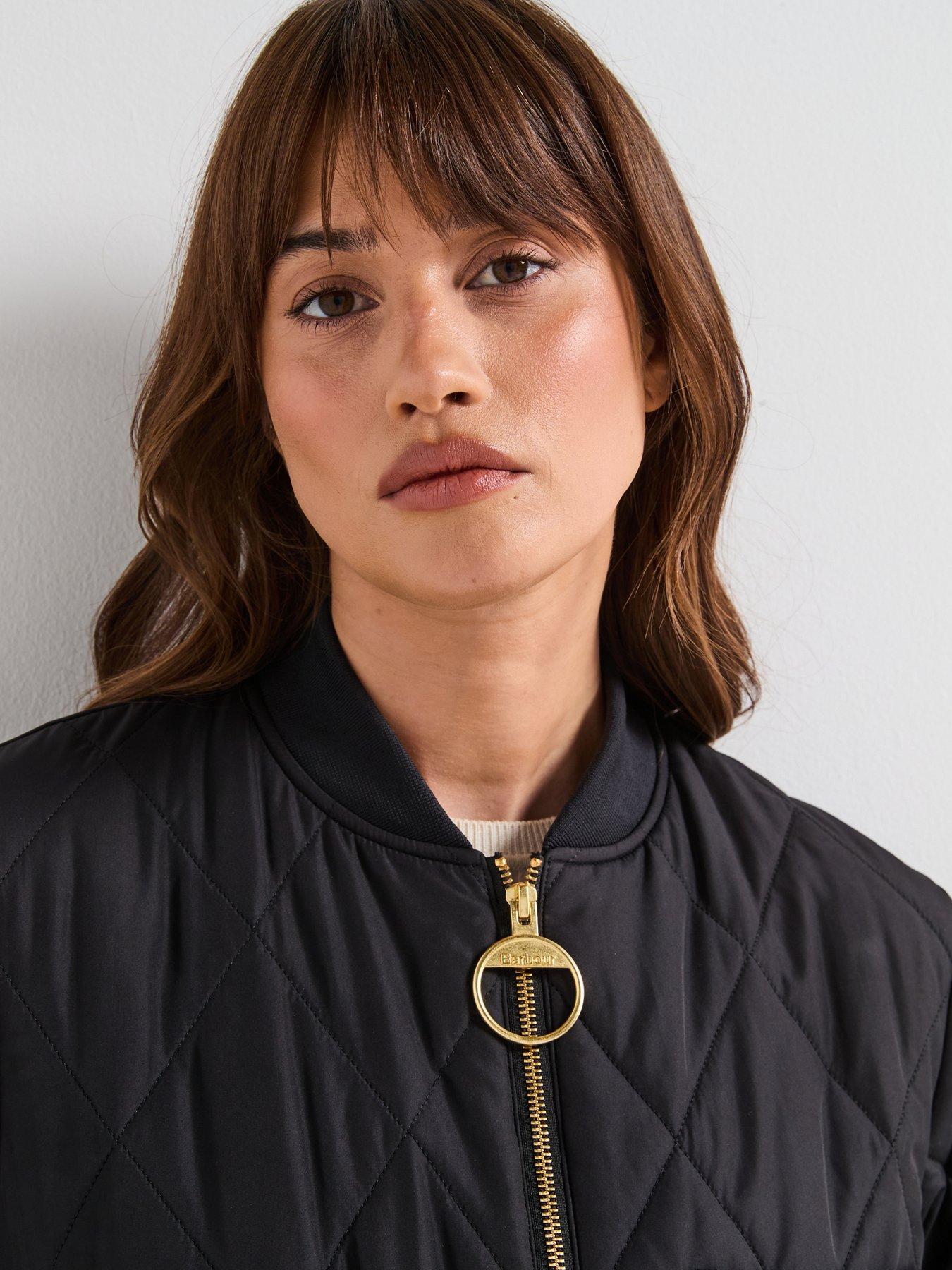 Image 4 of 6 of Barbour Leonie Quilted Jacket - Black