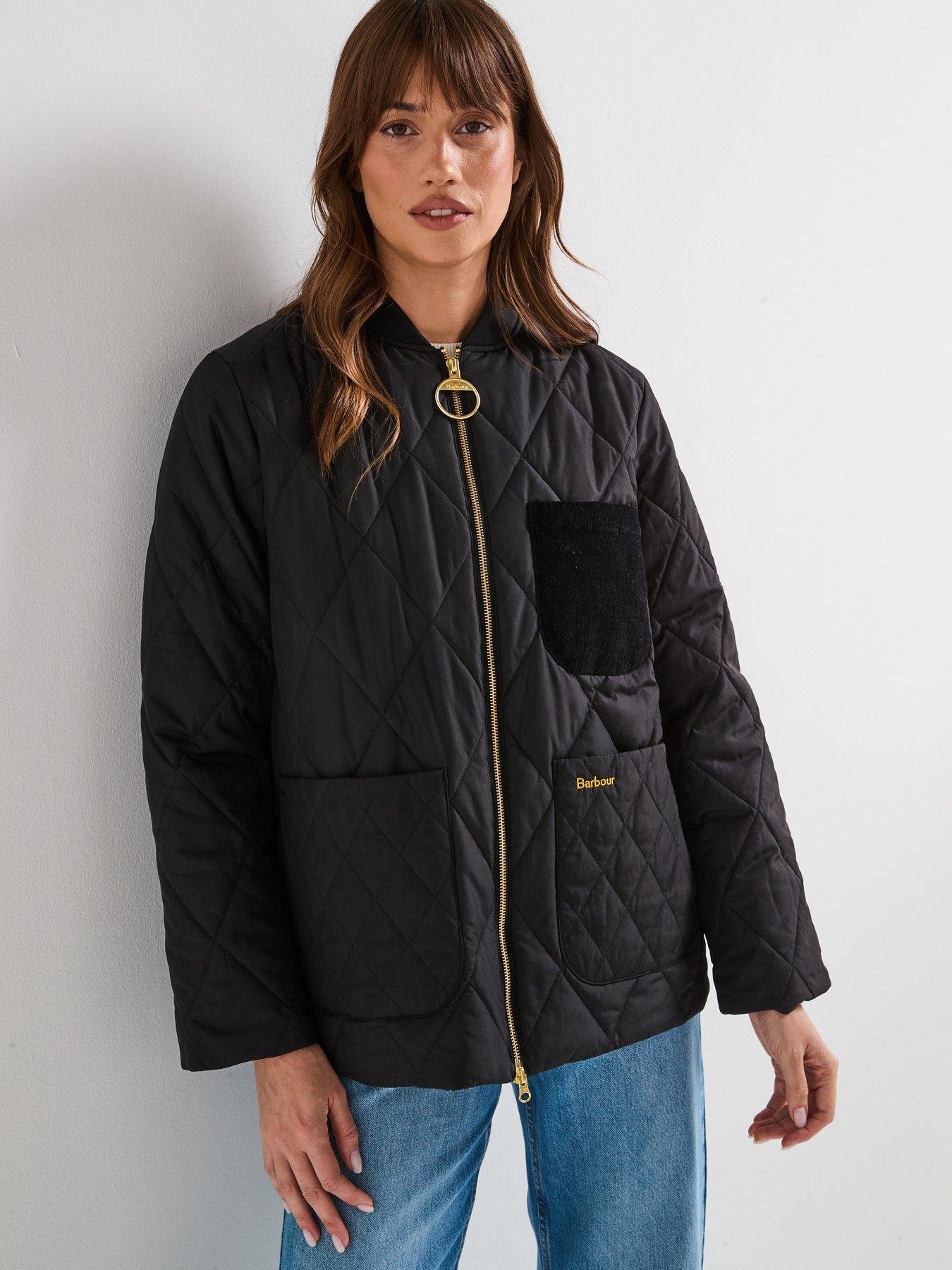 Image 6 of 6 of Barbour Leonie Quilted Jacket - Black