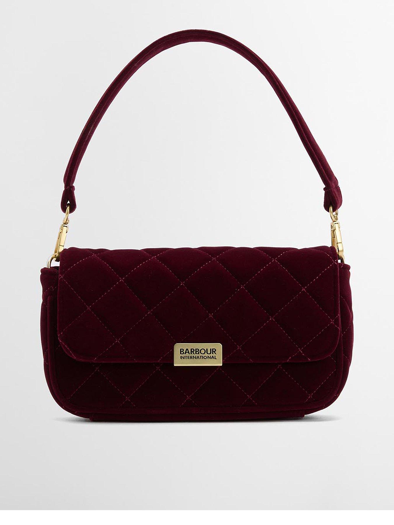 Barbour International Bintl Quilted Mini Soho Crossbody Bag - Red