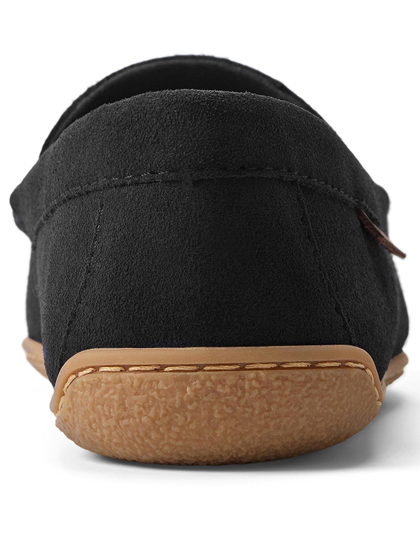 Image 3 of 4 of Polo Ralph Lauren Brenan Suede Slippers - Black