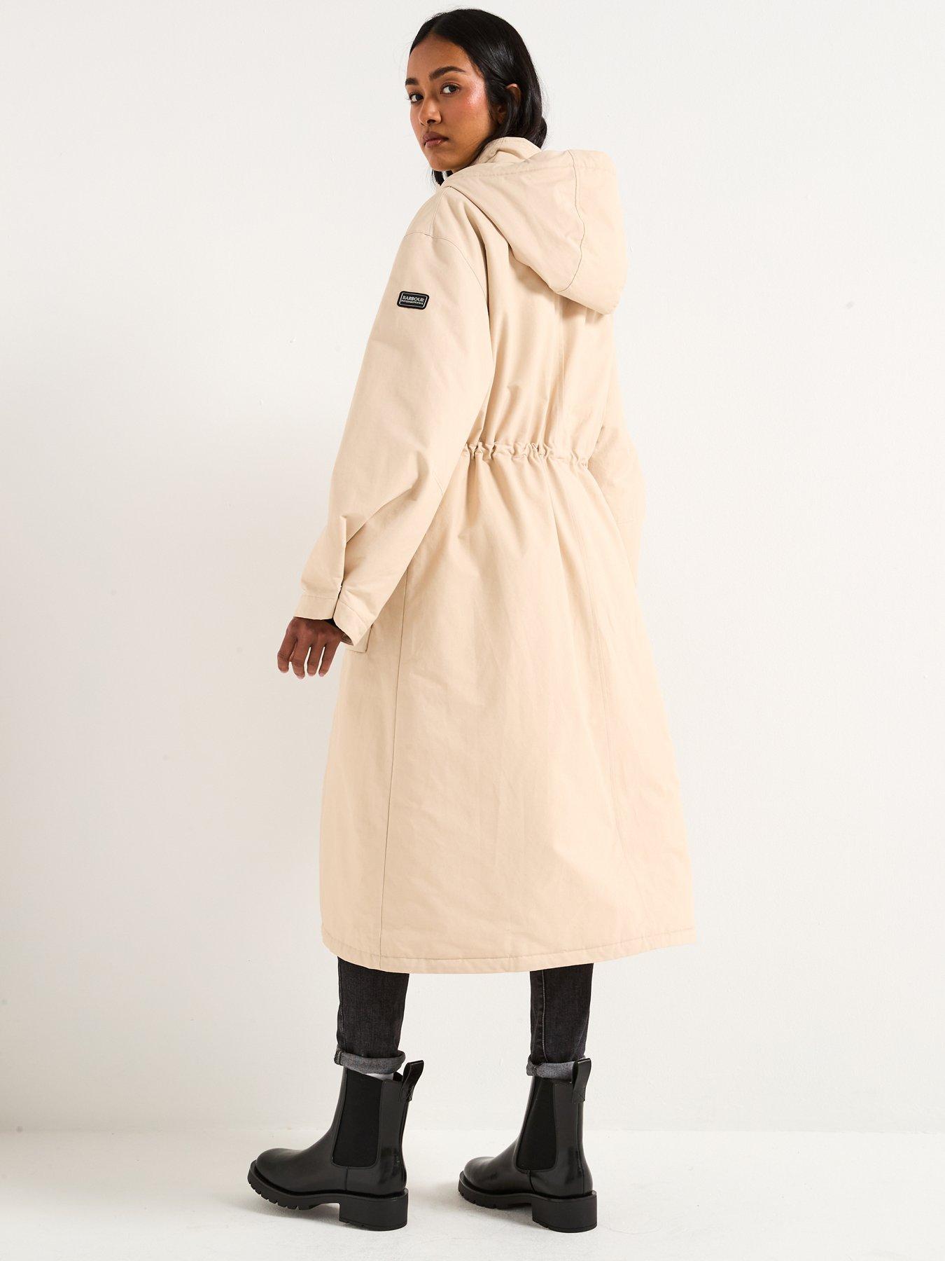 Image 2 of 6 of Barbour International Gabriella Showerproof Jacket - Off White