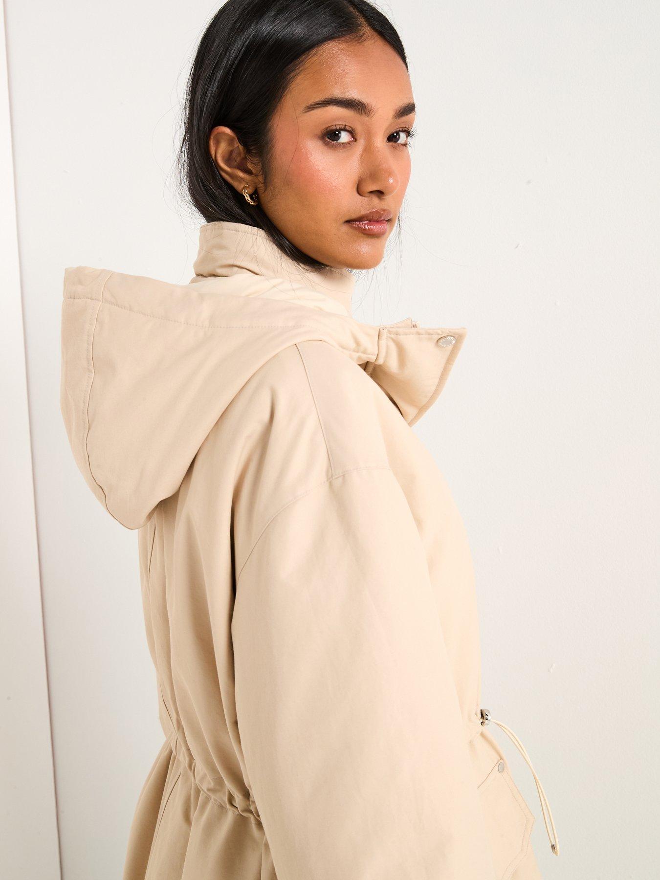 Image 5 of 6 of Barbour International Gabriella Showerproof Jacket - Off White