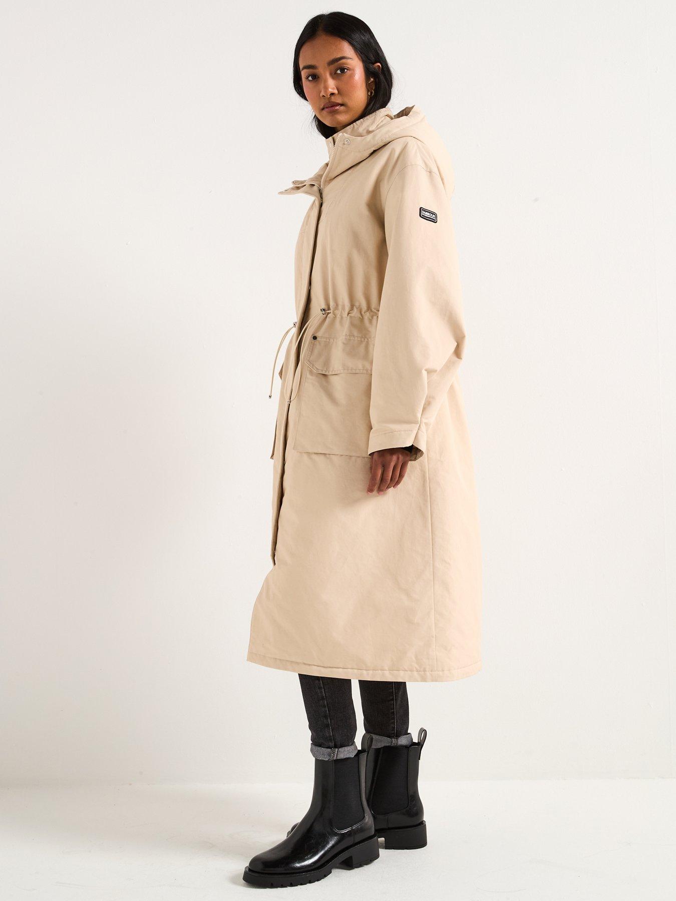 Image 6 of 6 of Barbour International Gabriella Showerproof Jacket - Off White