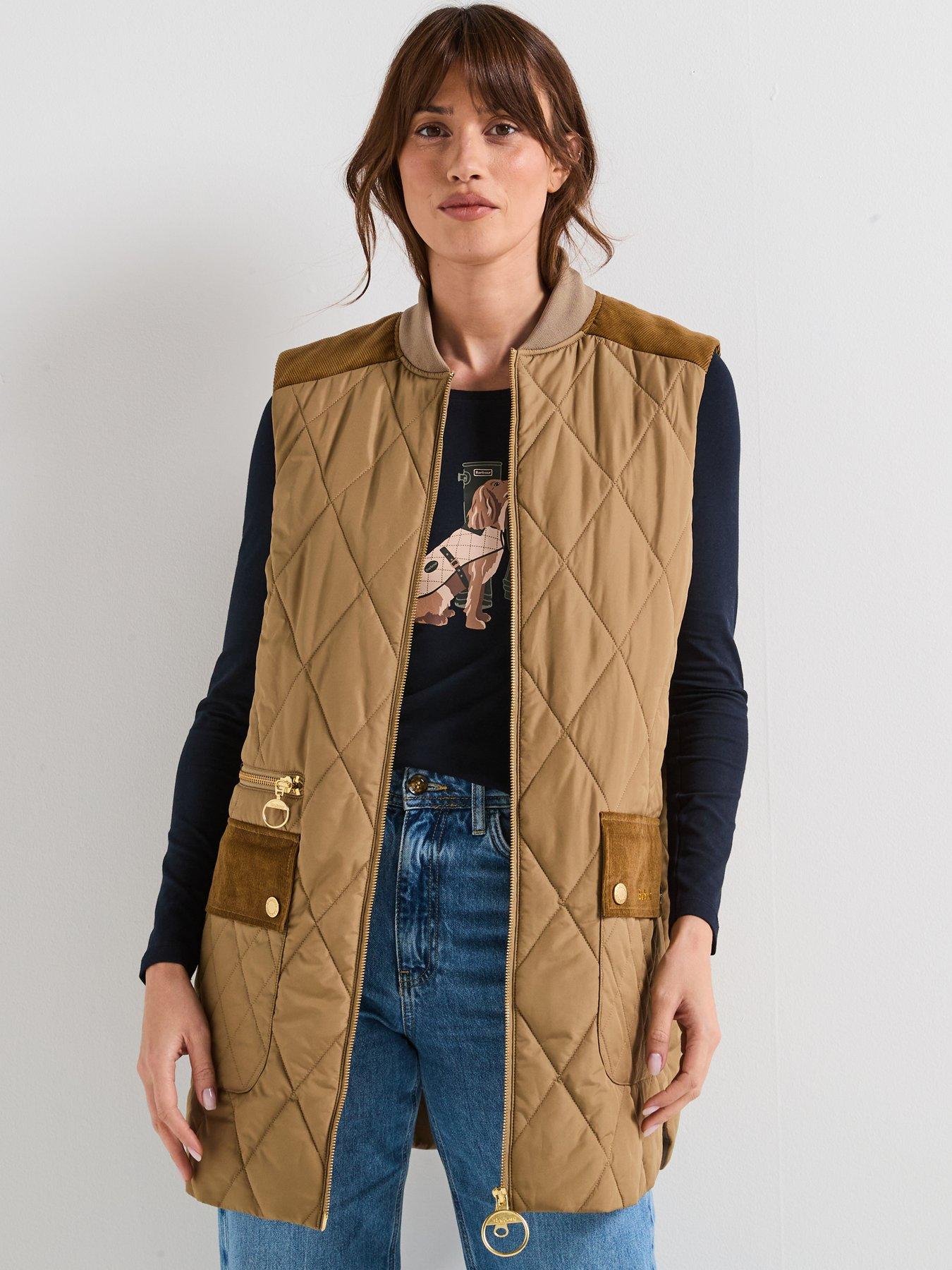 Image 1 of 6 of Barbour Lydia Gilet - Beige