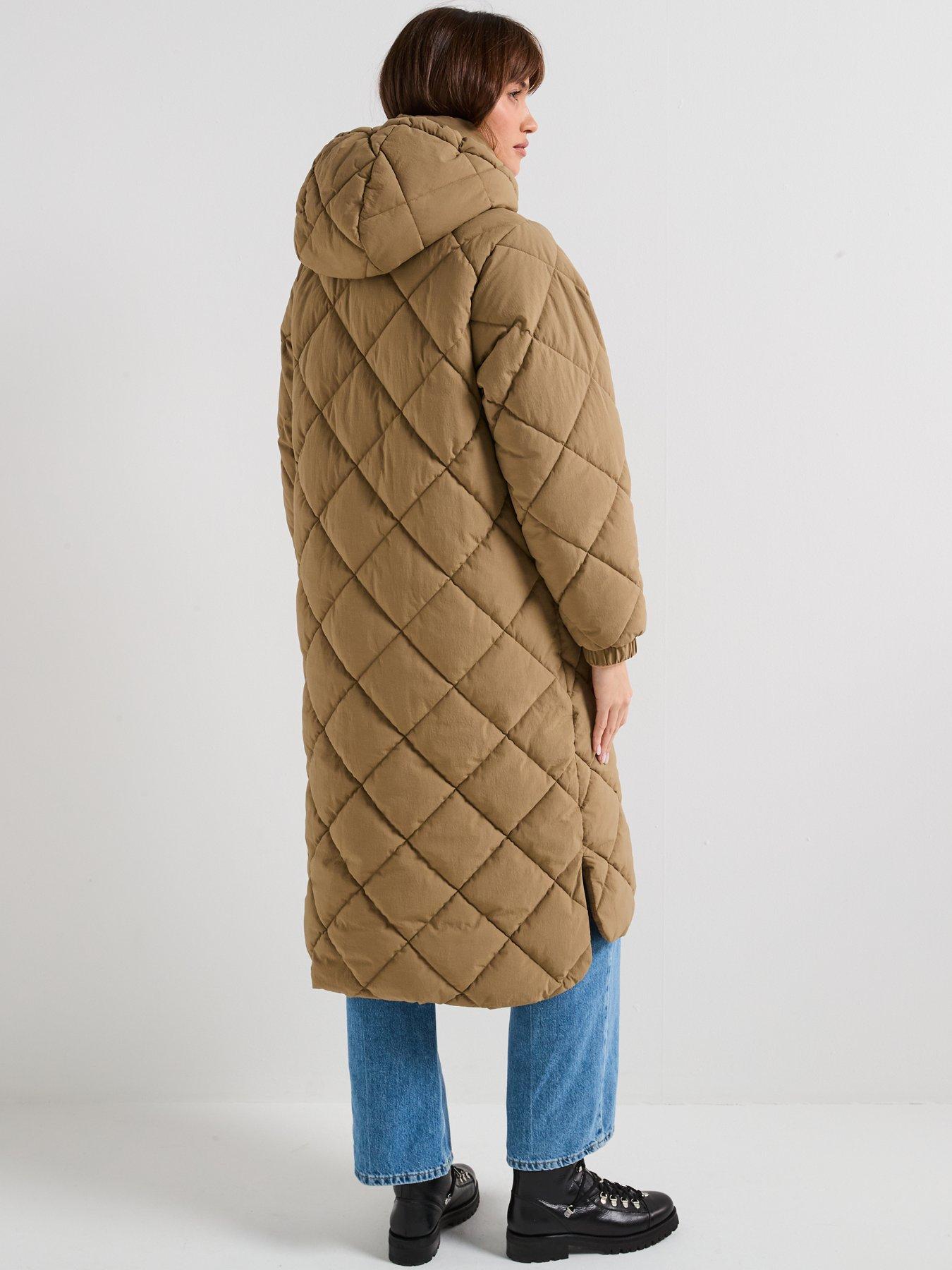 Image 2 of 6 of Barbour Kirkton Puffer Jacket - Beige