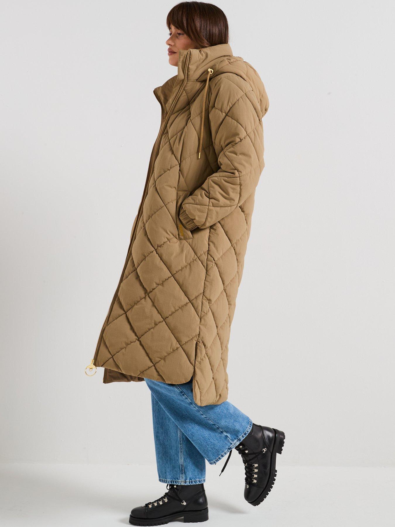 Image 3 of 6 of Barbour Kirkton Puffer Jacket - Beige