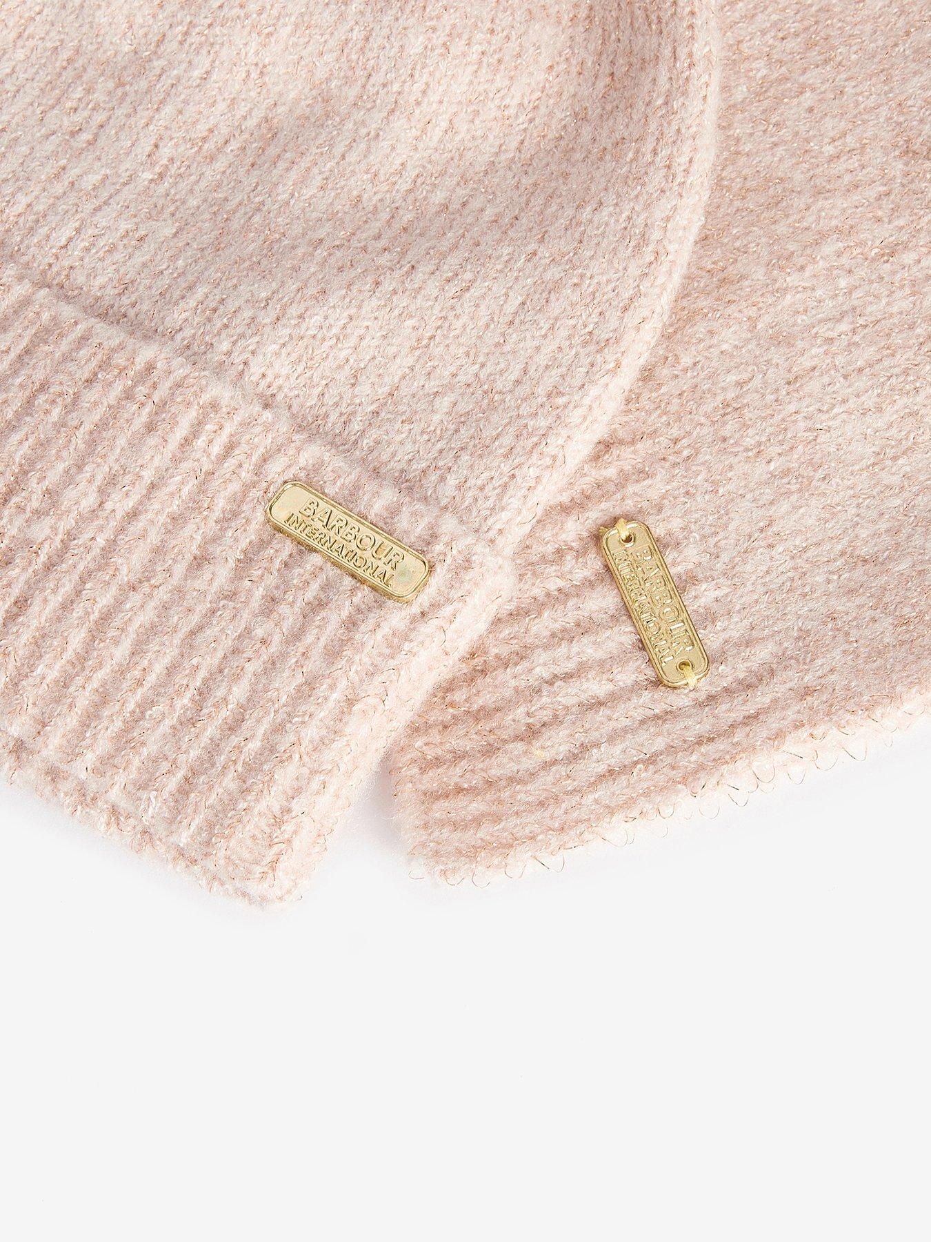 Image 5 of 5 of Barbour International Sparkle Beanie &amp; Scarf Gift Set