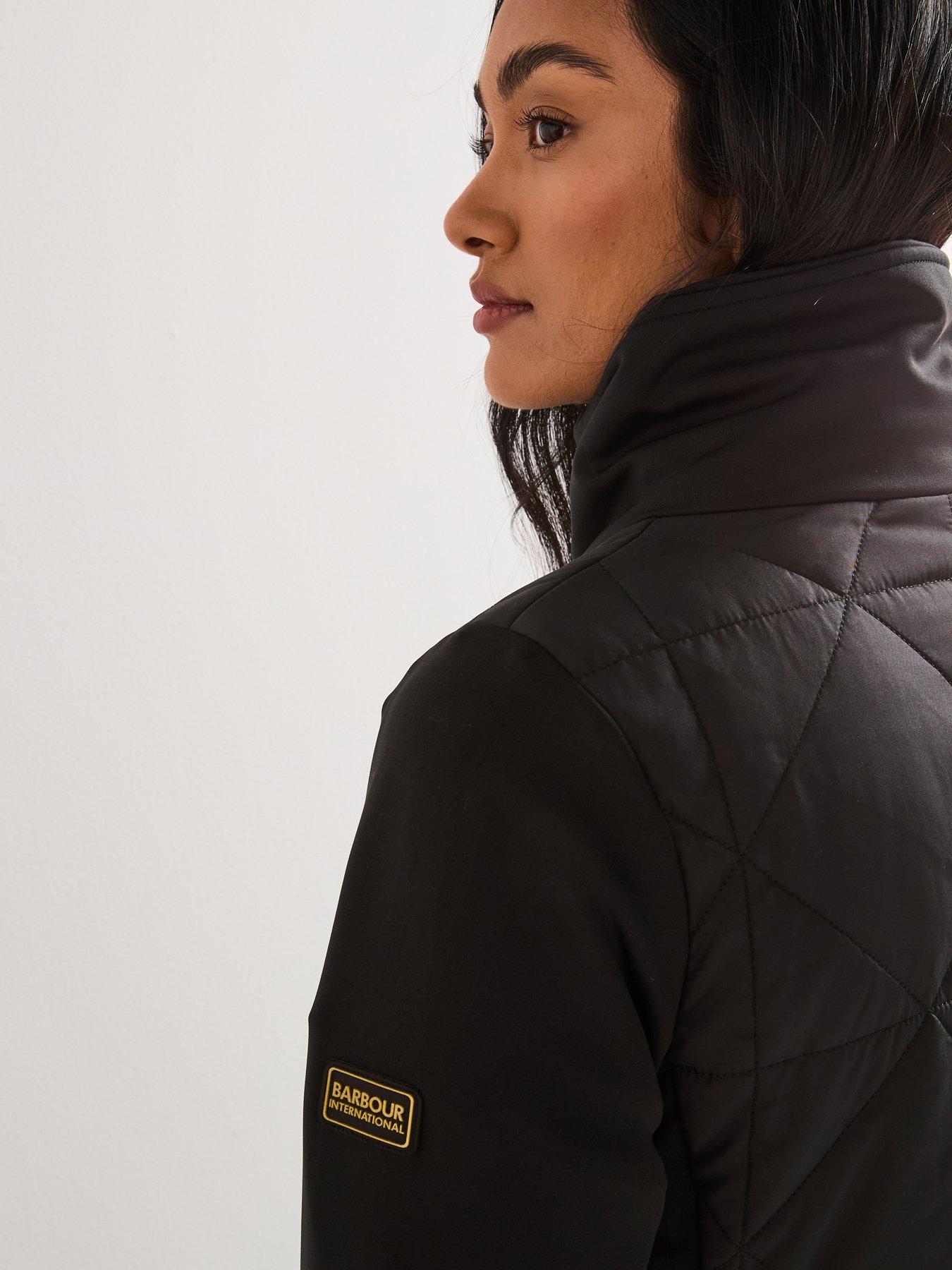 Image 5 of 6 of Barbour International Kya Quilted Sweat - Black