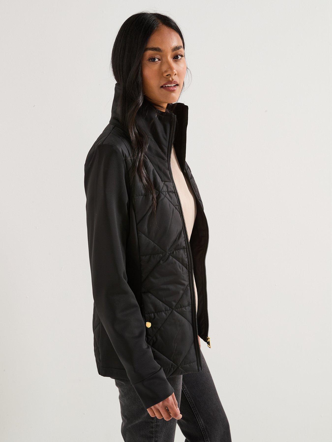 Image 6 of 6 of Barbour International Kya Quilted Sweat - Black
