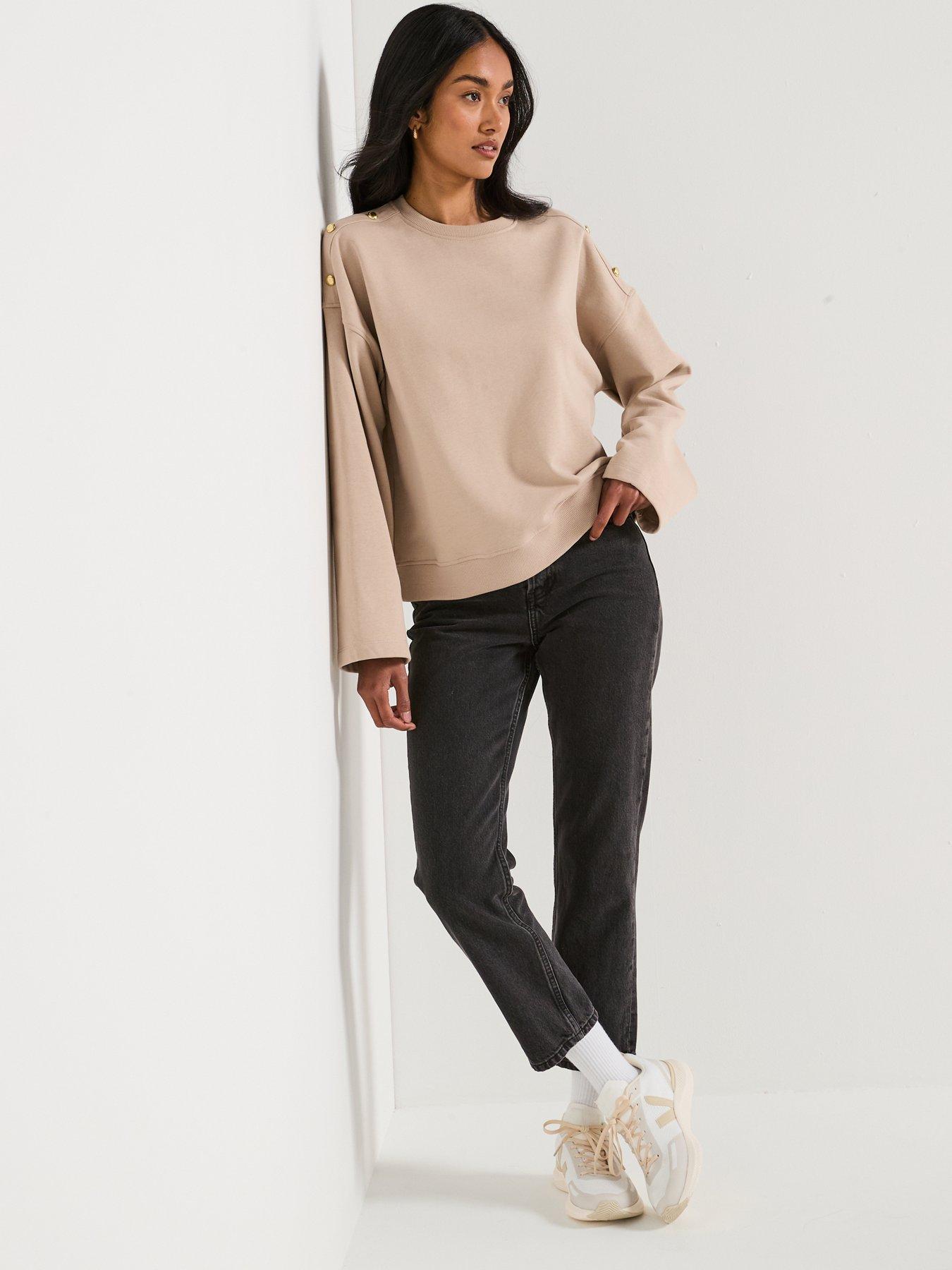 Image 3 of 6 of Barbour International Juliana Sweatshirt - Beige