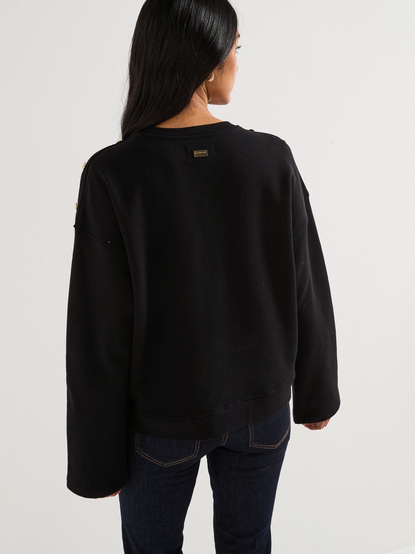 Image 2 of 6 of Barbour International Juliana Sweatshirt - Black
