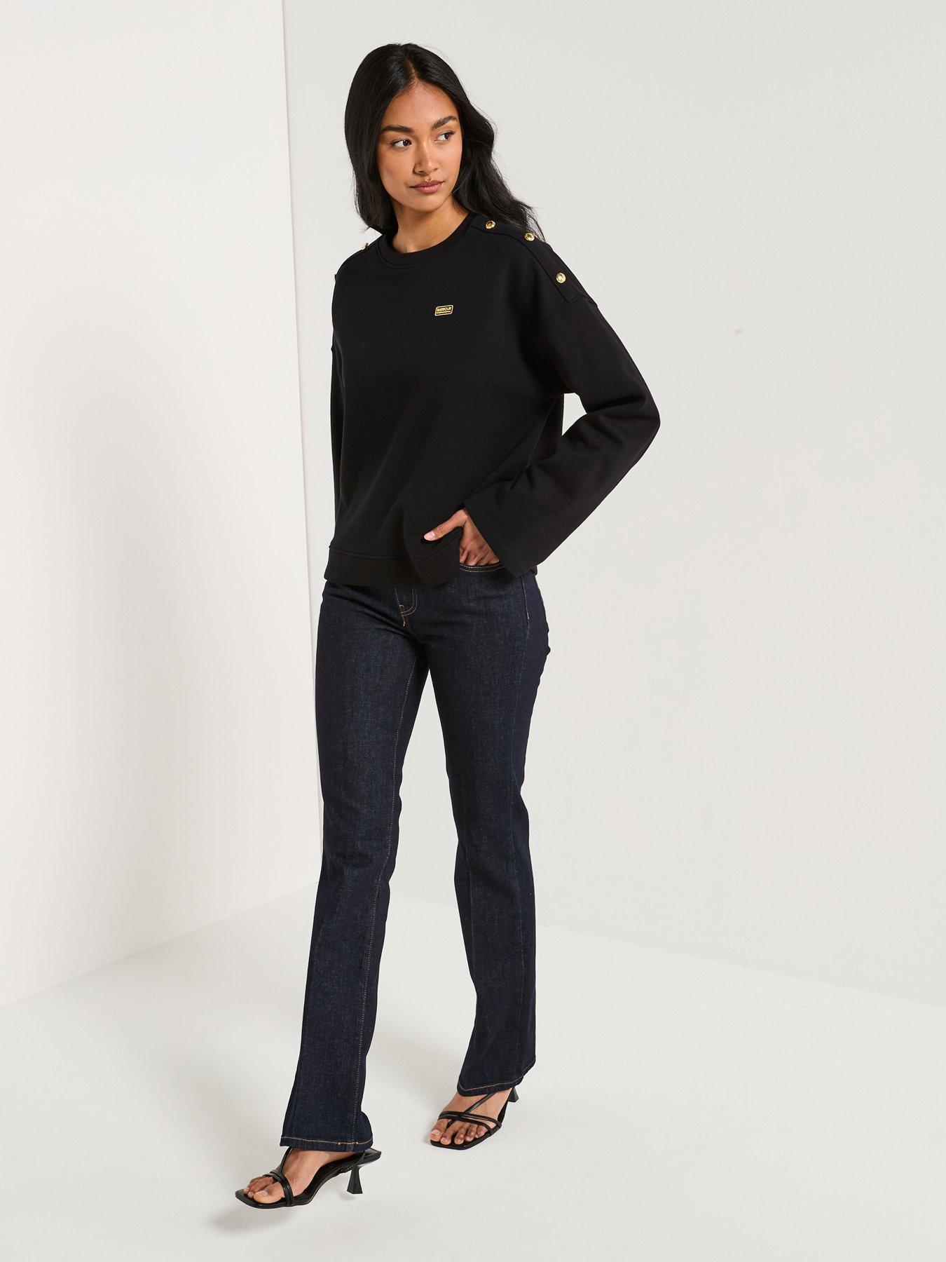 Image 3 of 6 of Barbour International Juliana Sweatshirt - Black