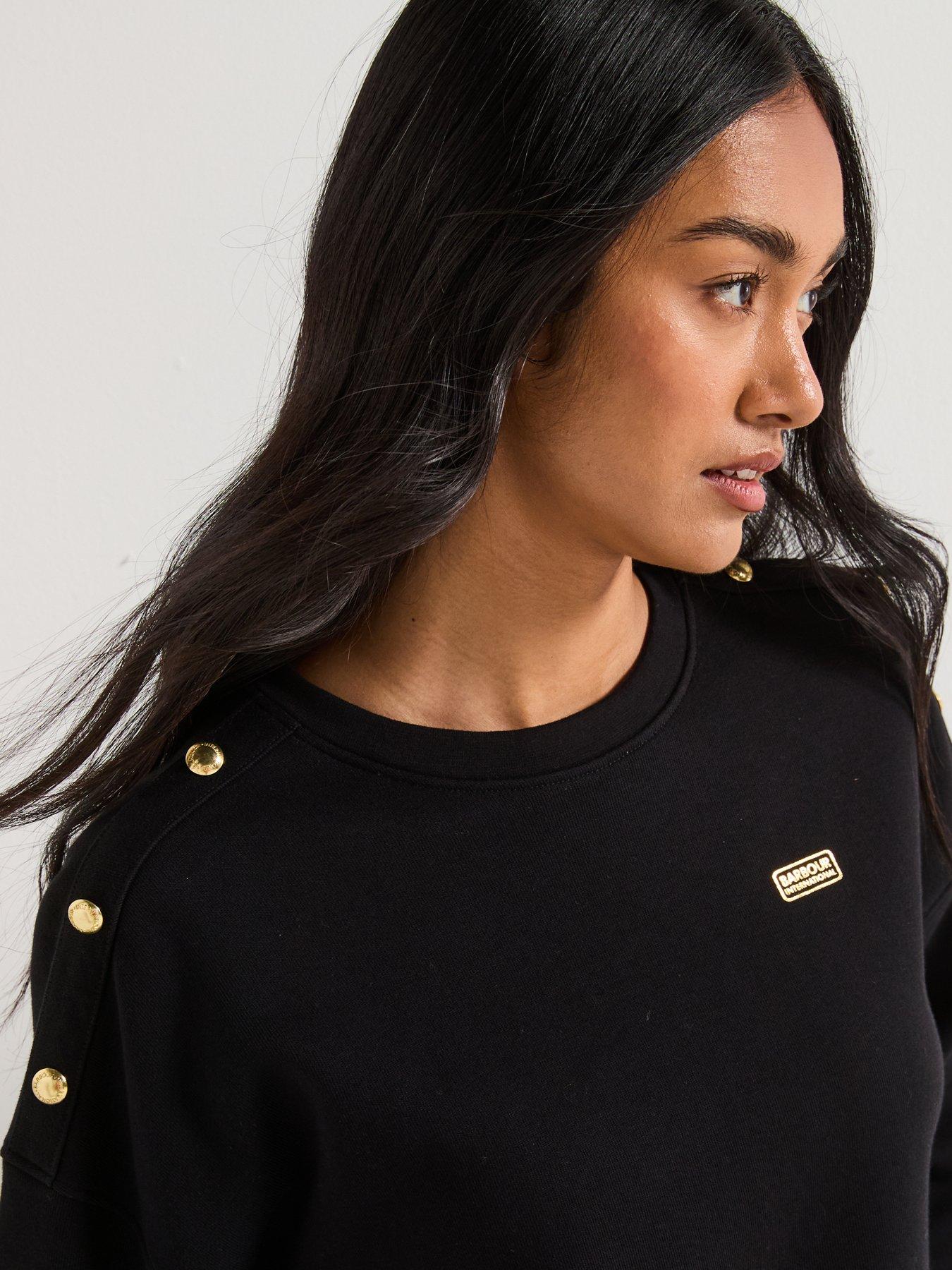 Image 4 of 6 of Barbour International Juliana Sweatshirt - Black