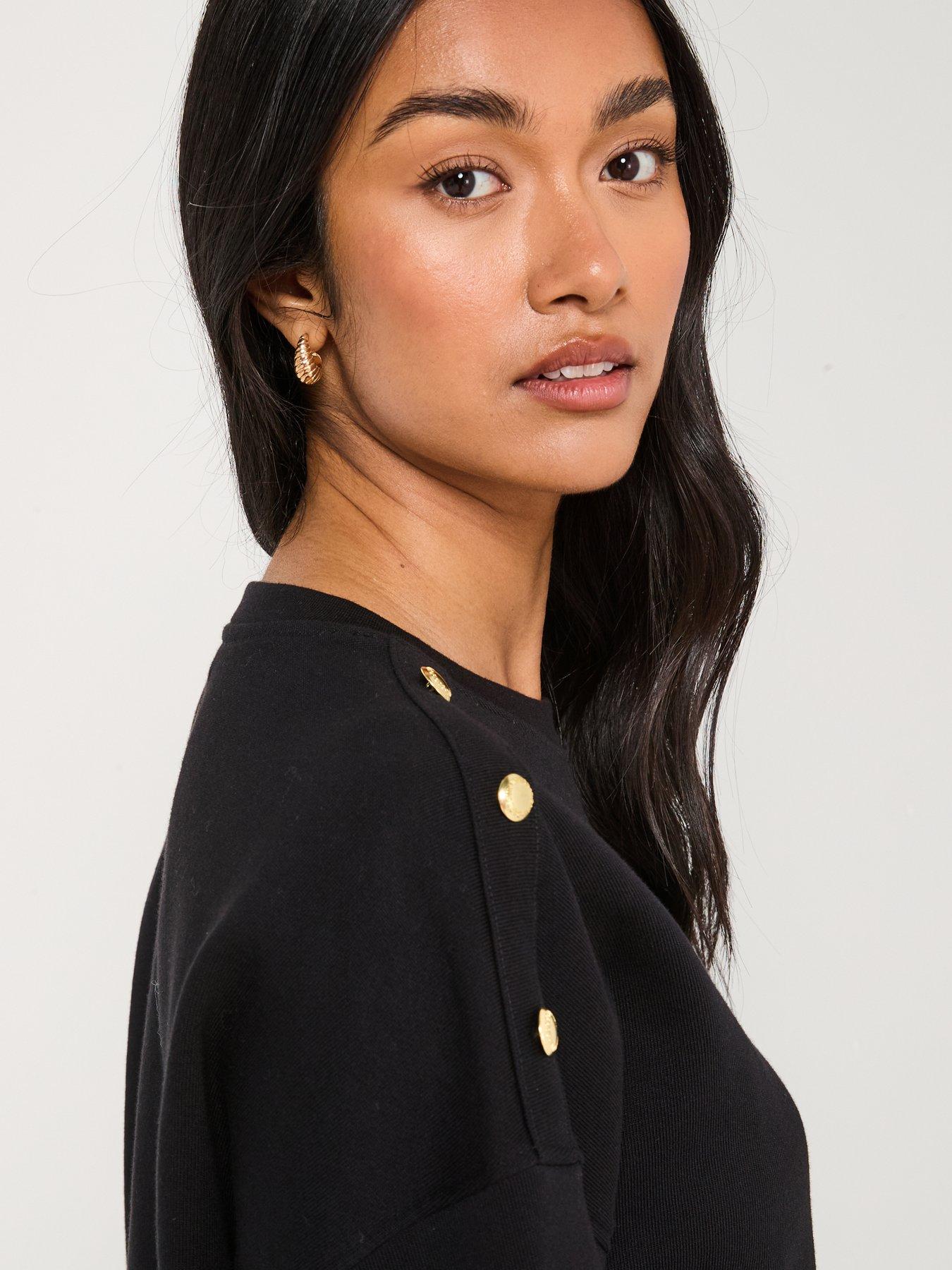 Image 6 of 6 of Barbour International Juliana Sweatshirt - Black