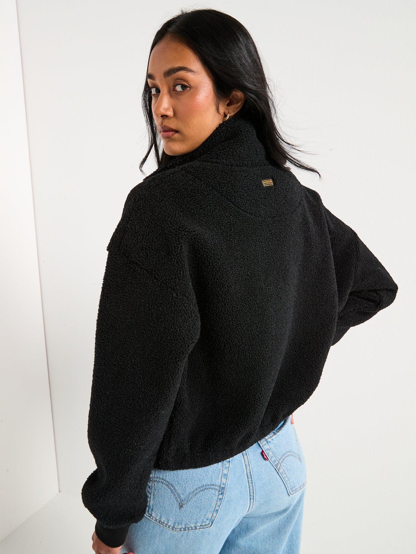 Image 2 of 6 of Barbour International BIntl Chloe Fleece Jacket - Black