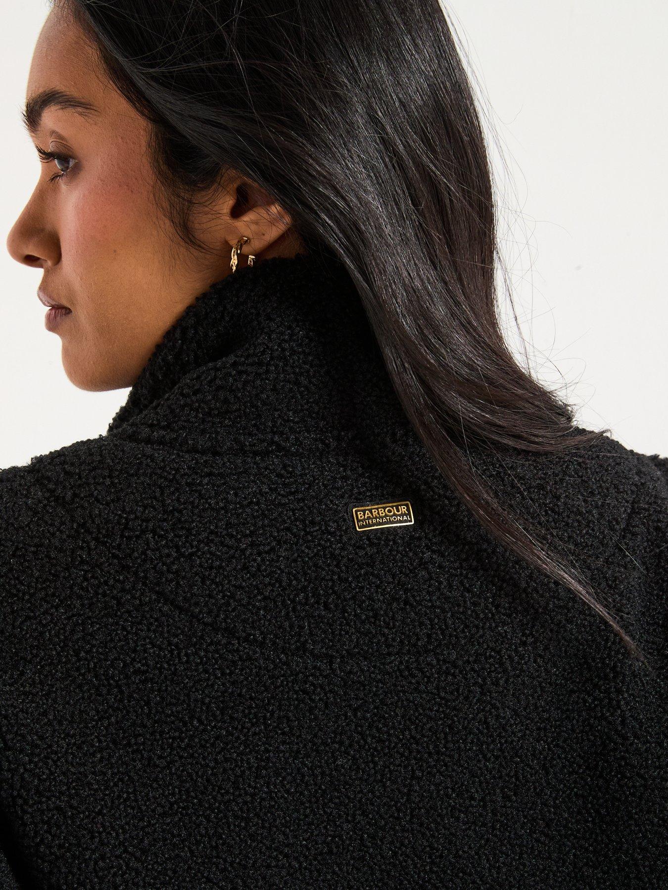 Image 4 of 6 of Barbour International BIntl Chloe Fleece Jacket - Black