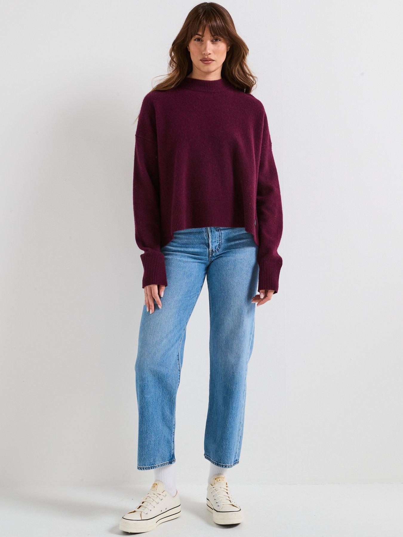 Image 3 of 6 of Barbour Leonie Knitted Jumper - Red