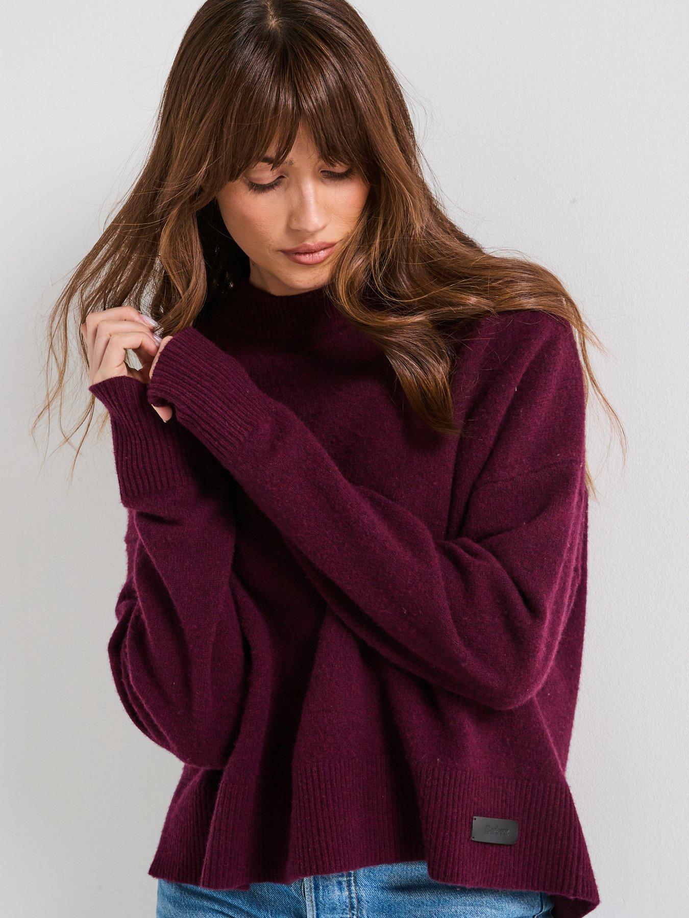 Image 4 of 6 of Barbour Leonie Knitted Jumper - Red