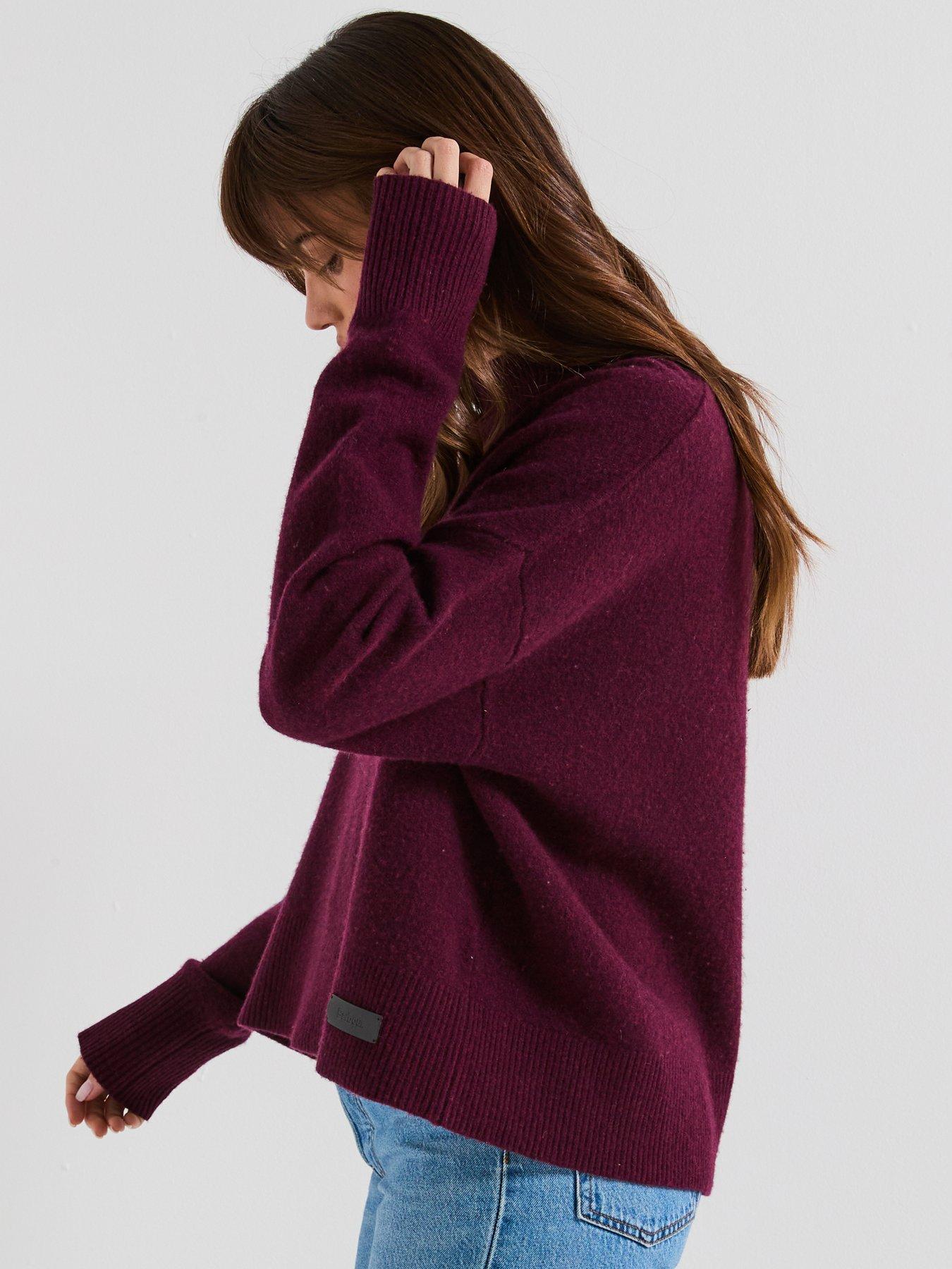Image 5 of 6 of Barbour Leonie Knitted Jumper - Red