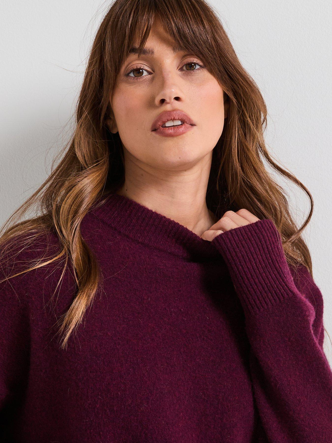 Image 6 of 6 of Barbour Leonie Knitted Jumper - Red