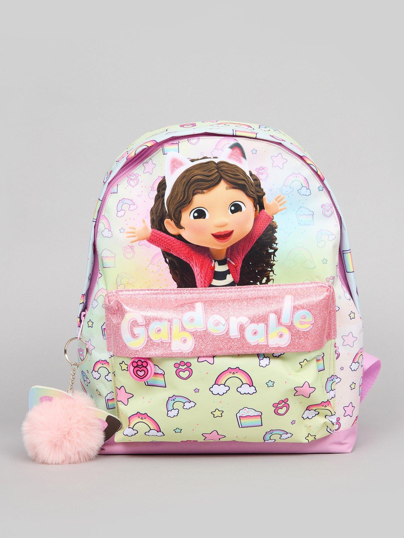 Image 1 of 4 of Gabby's Dollhouse Gabbys pastel rainbow Mini Roxy backpack