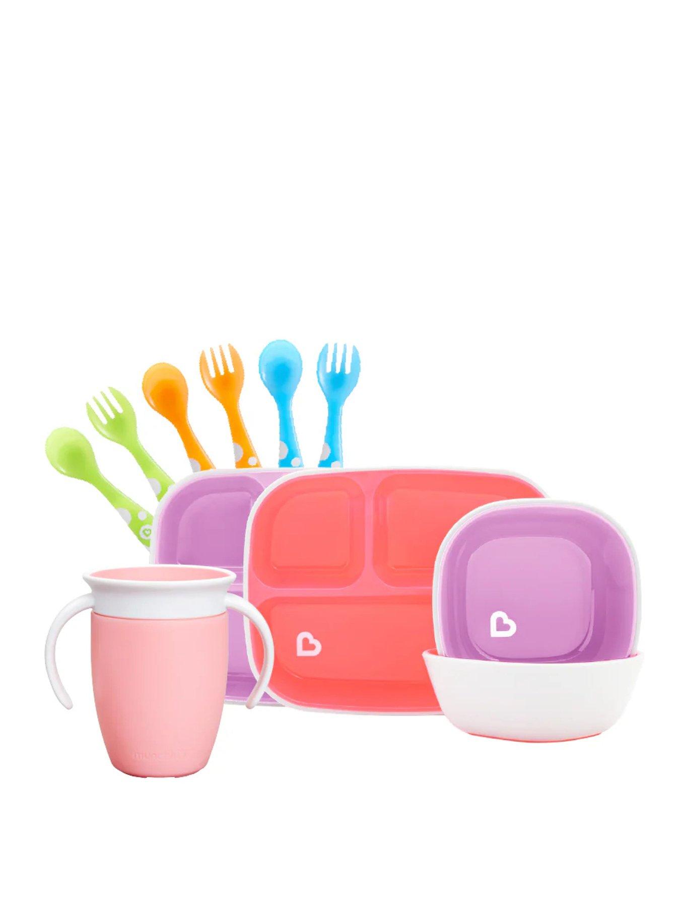 Image 1 of 4 of Munchkin Mini Bites Weaning Bundle (Pink)