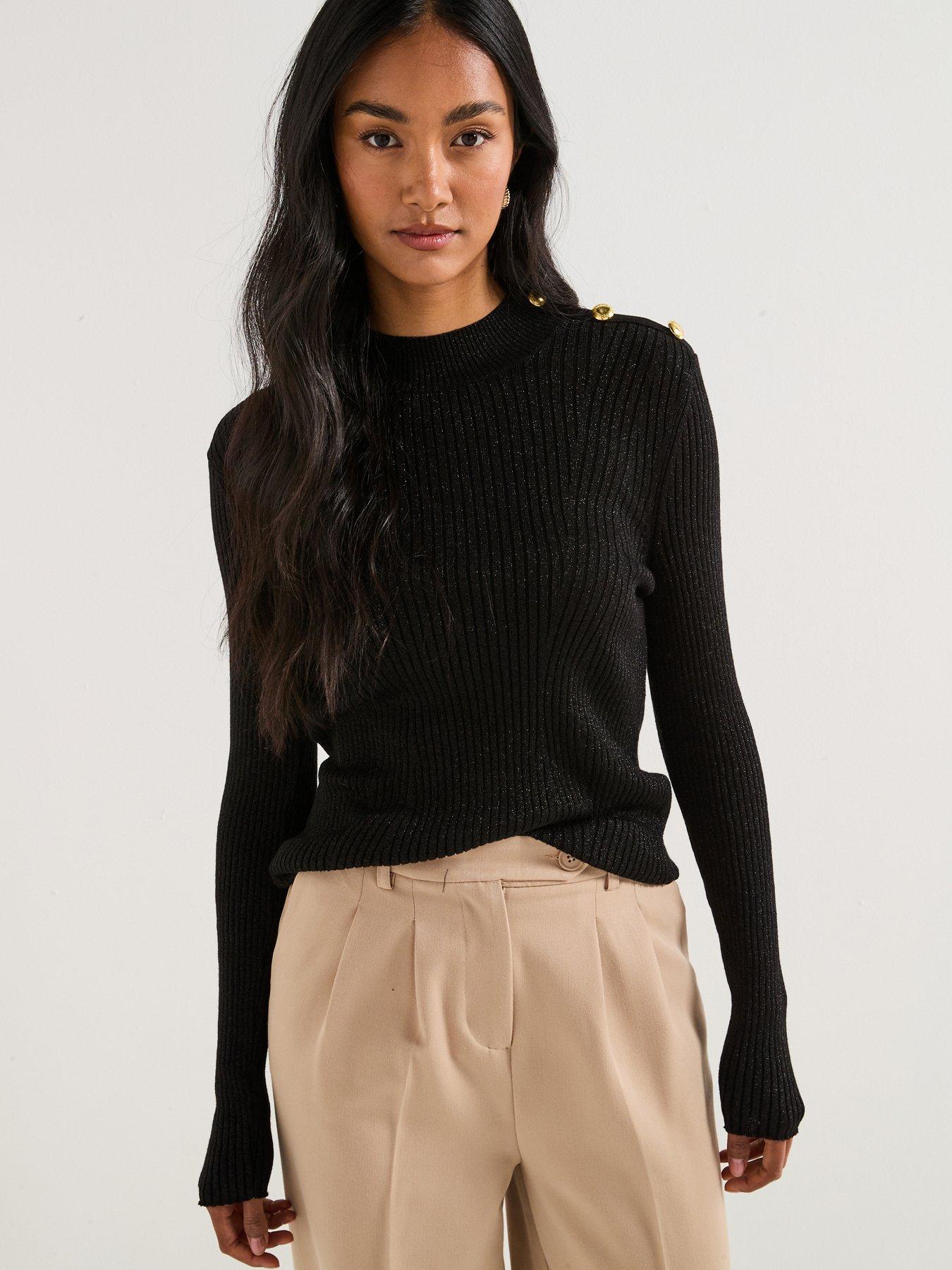 Barbour International BIntl Stella Knitted Jumper - Black