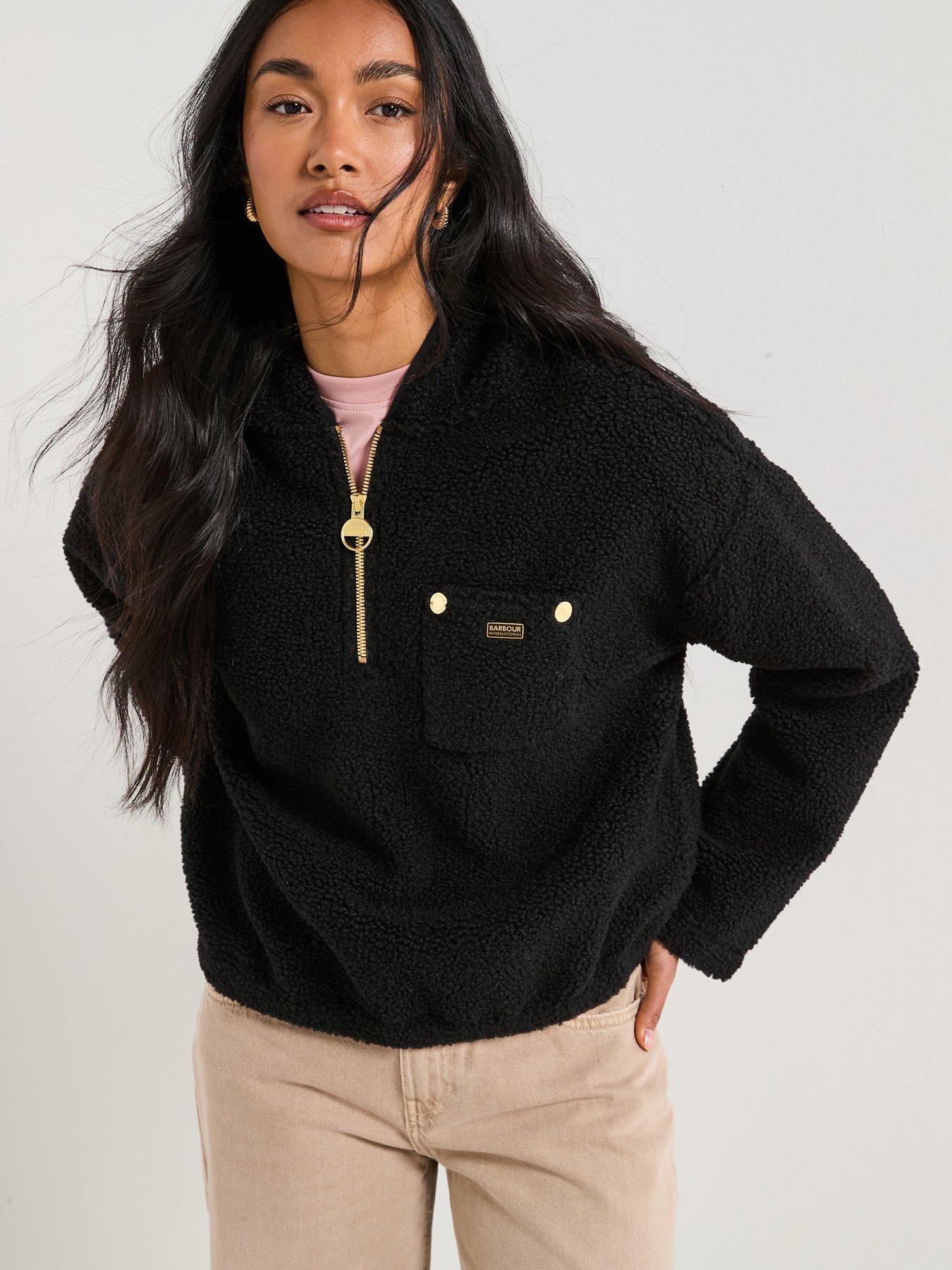 Barbour International BIntl Lola Fleece Hoodie - Black