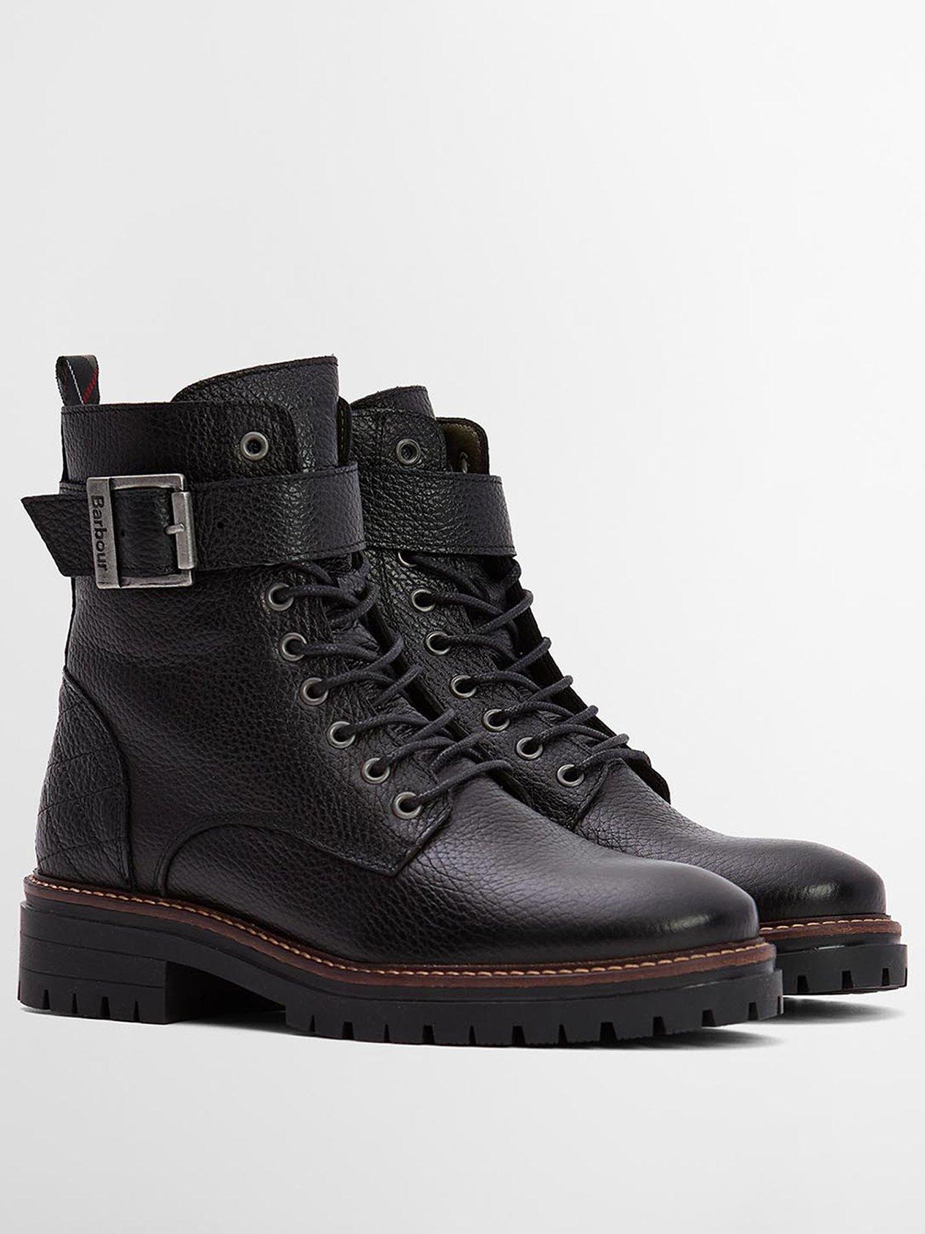 Image 2 of 7 of Barbour Heidi Lace Up Boot - Black