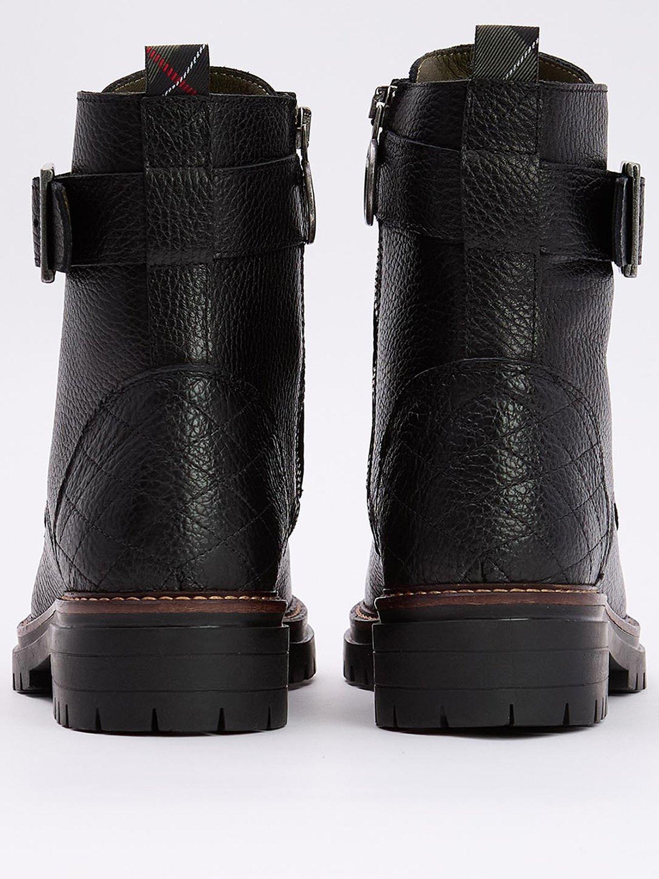 Image 3 of 7 of Barbour Heidi Lace Up Boot - Black