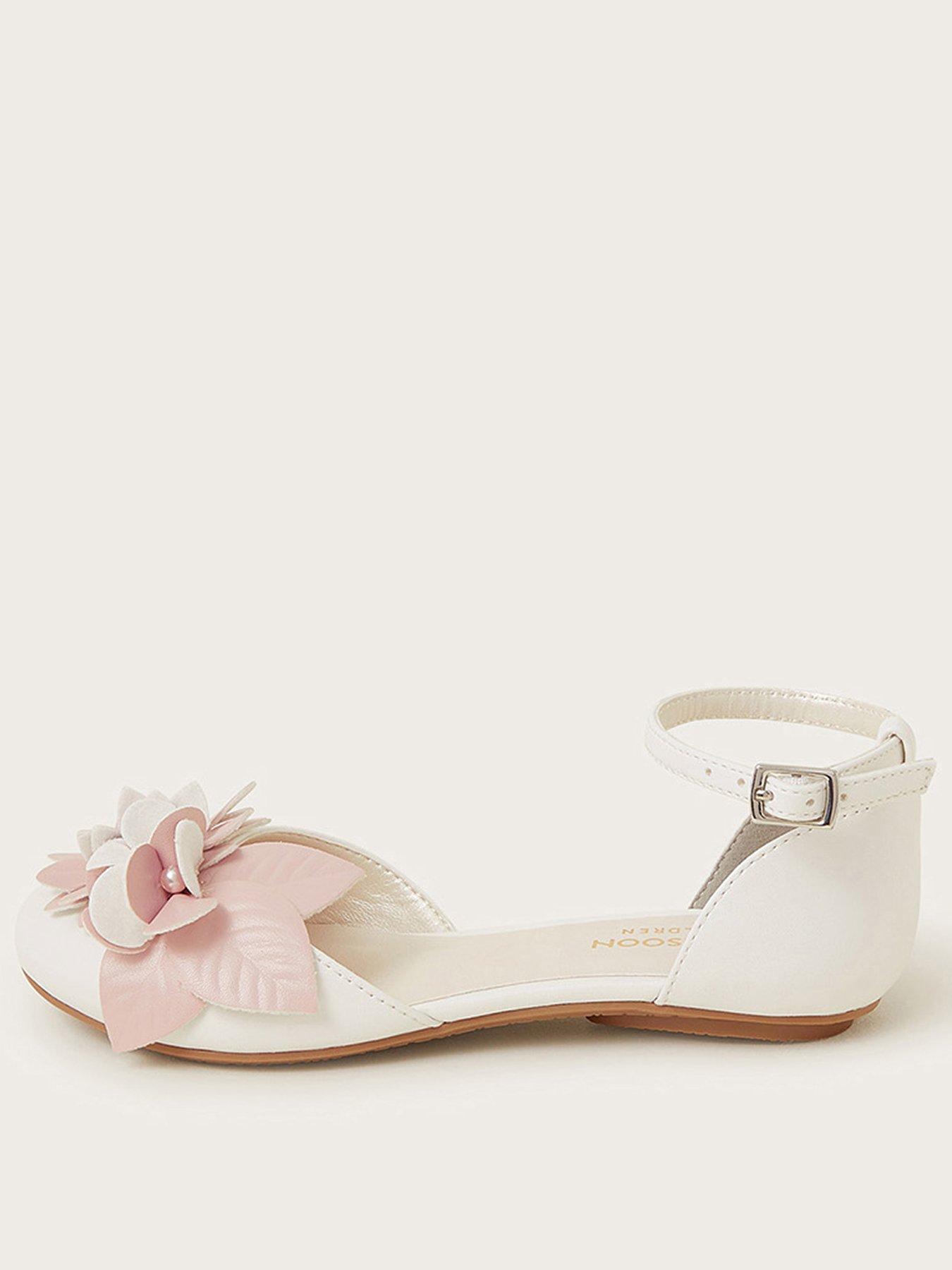 undefined Girls Two Tone Flower Ball Shoes - Pink