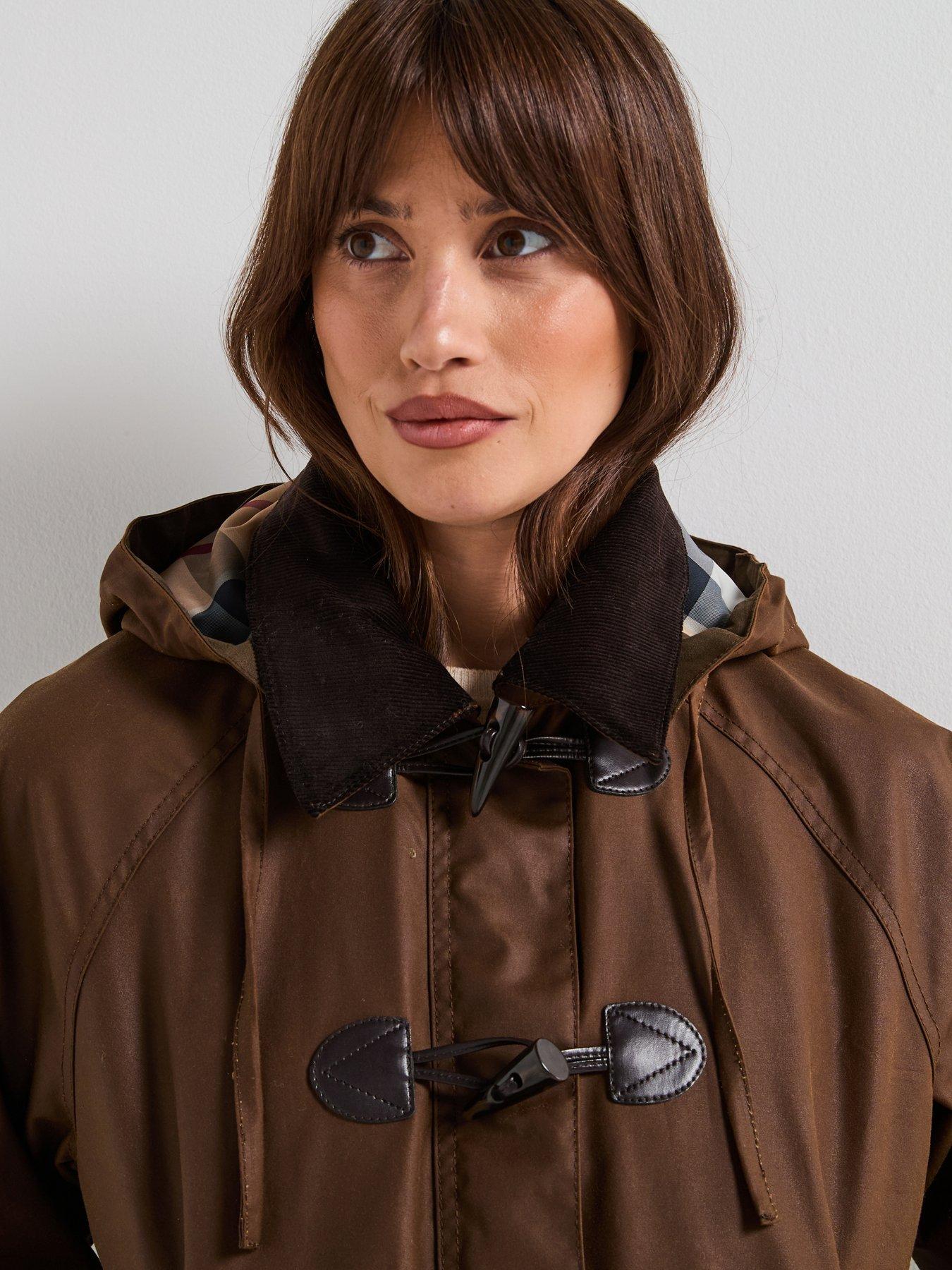 Image 5 of 6 of Barbour Myra Wax Duffle - White