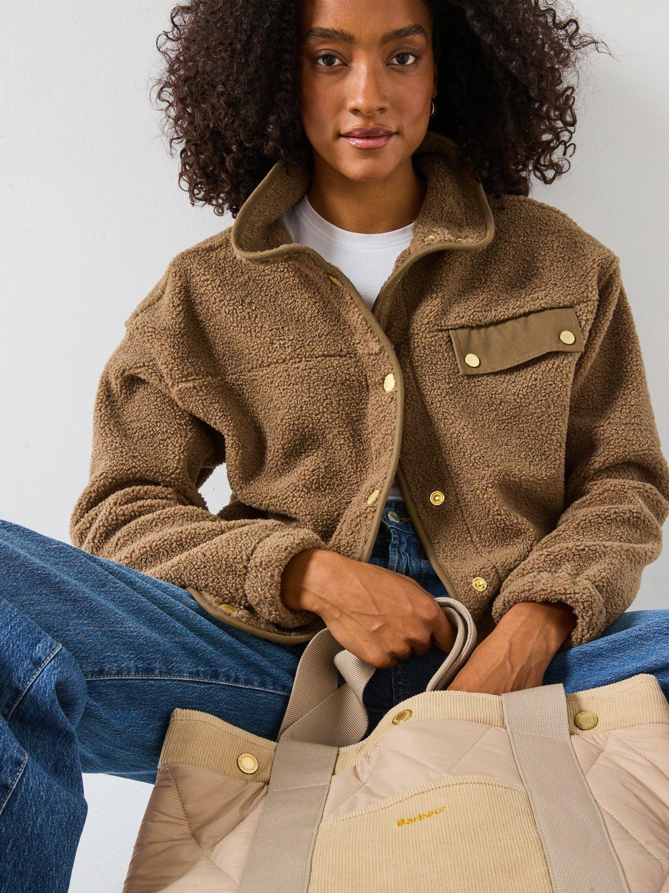 Image 1 of 6 of Barbour Mabel Fleece - White