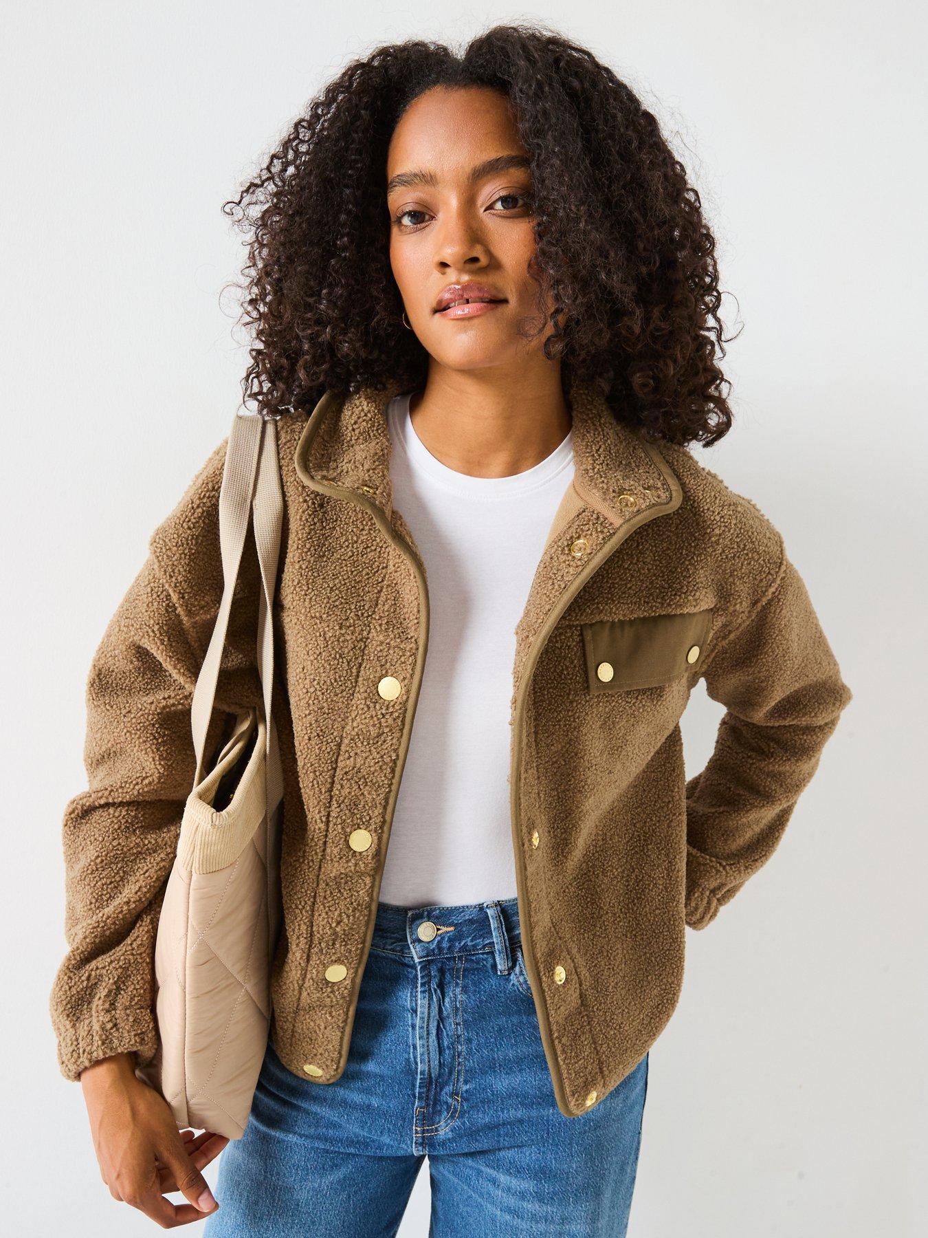 Image 4 of 6 of Barbour Mabel Fleece - White