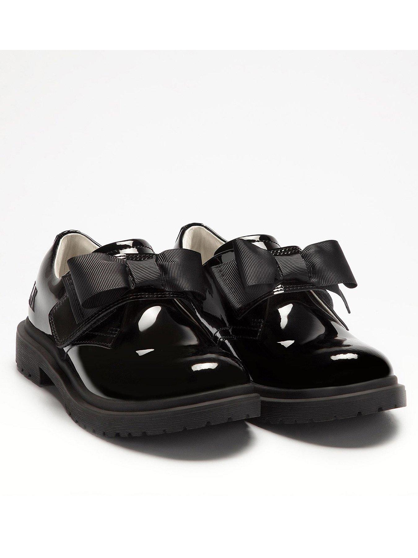 Lelli Kelly Junior Faye Patent School Shoe Miss Lk, Black, Size 12 Younger